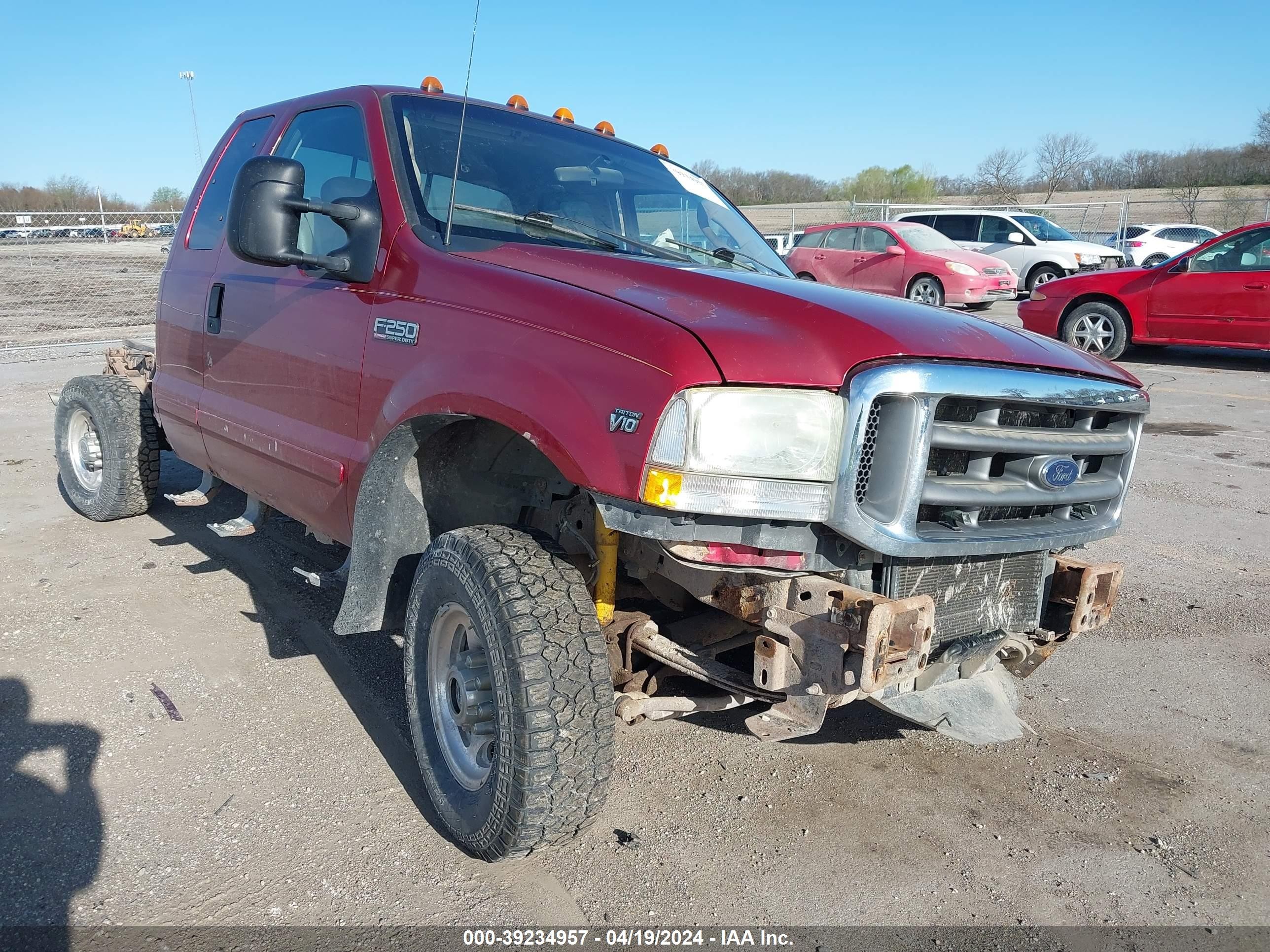 FORD F250 2003 1ftnx21s73ea37616