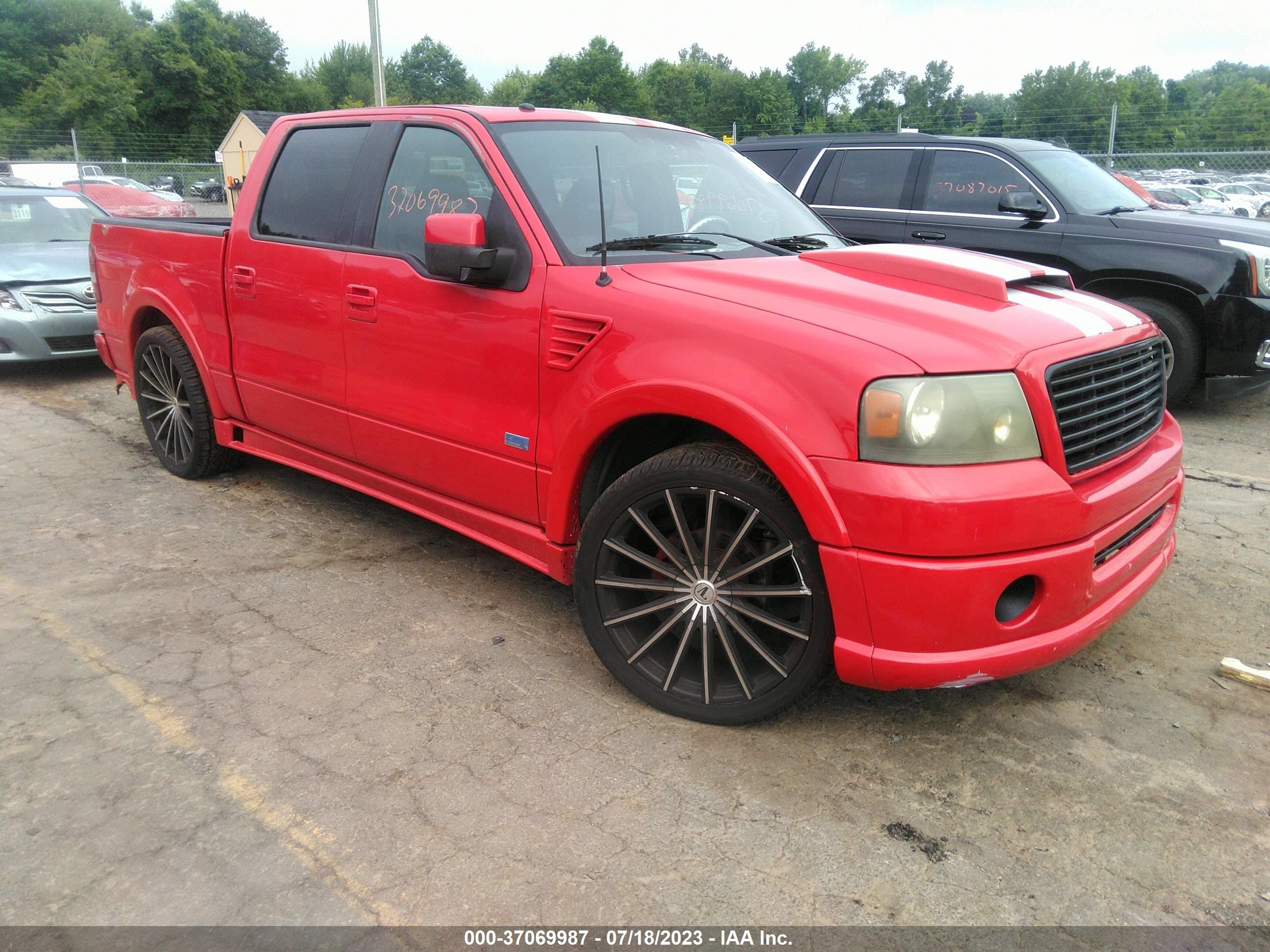 FORD F-150 2007 1ftpw12537kc95055