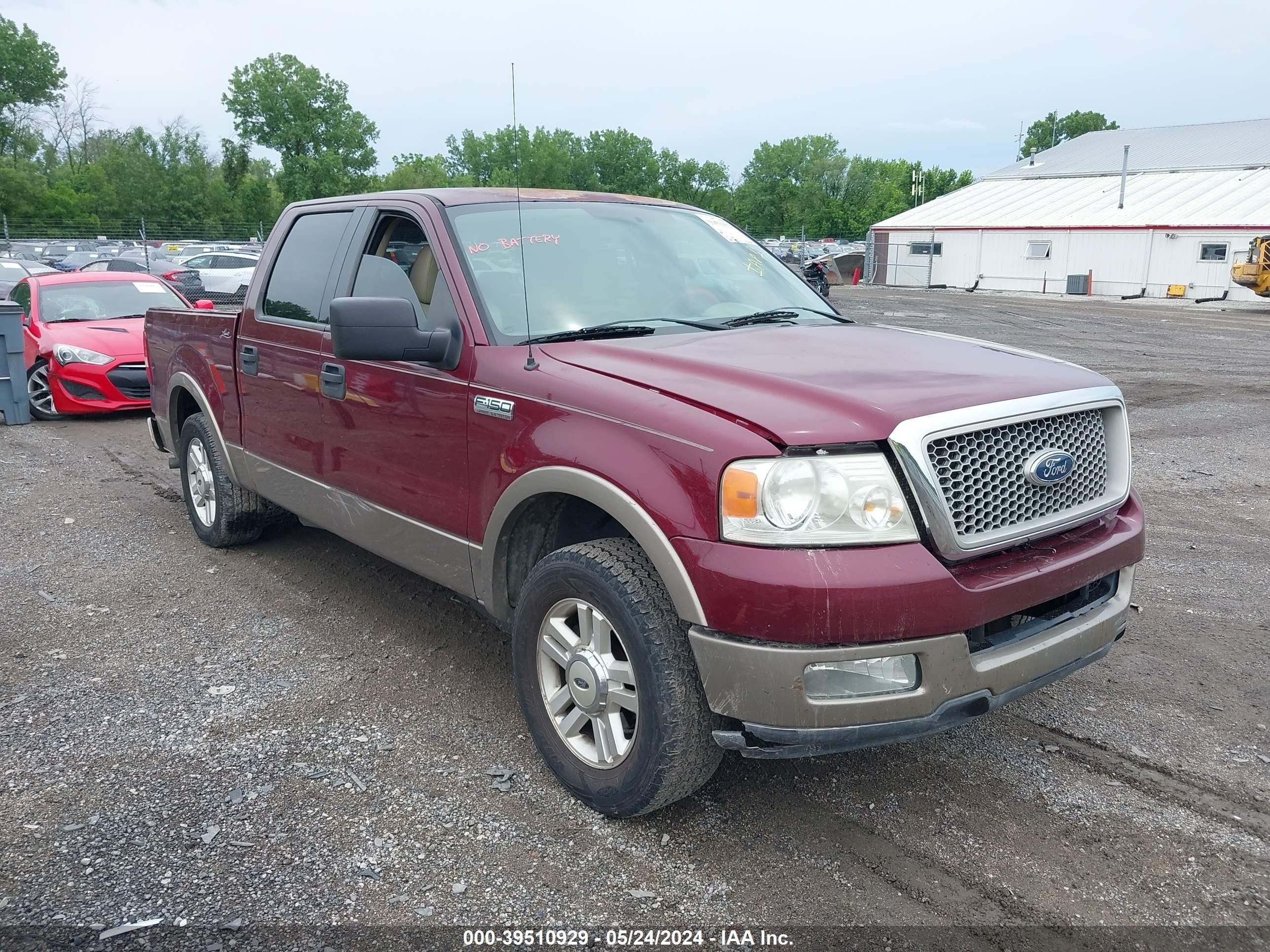 FORD F-150 2004 1ftpw12544kb60713