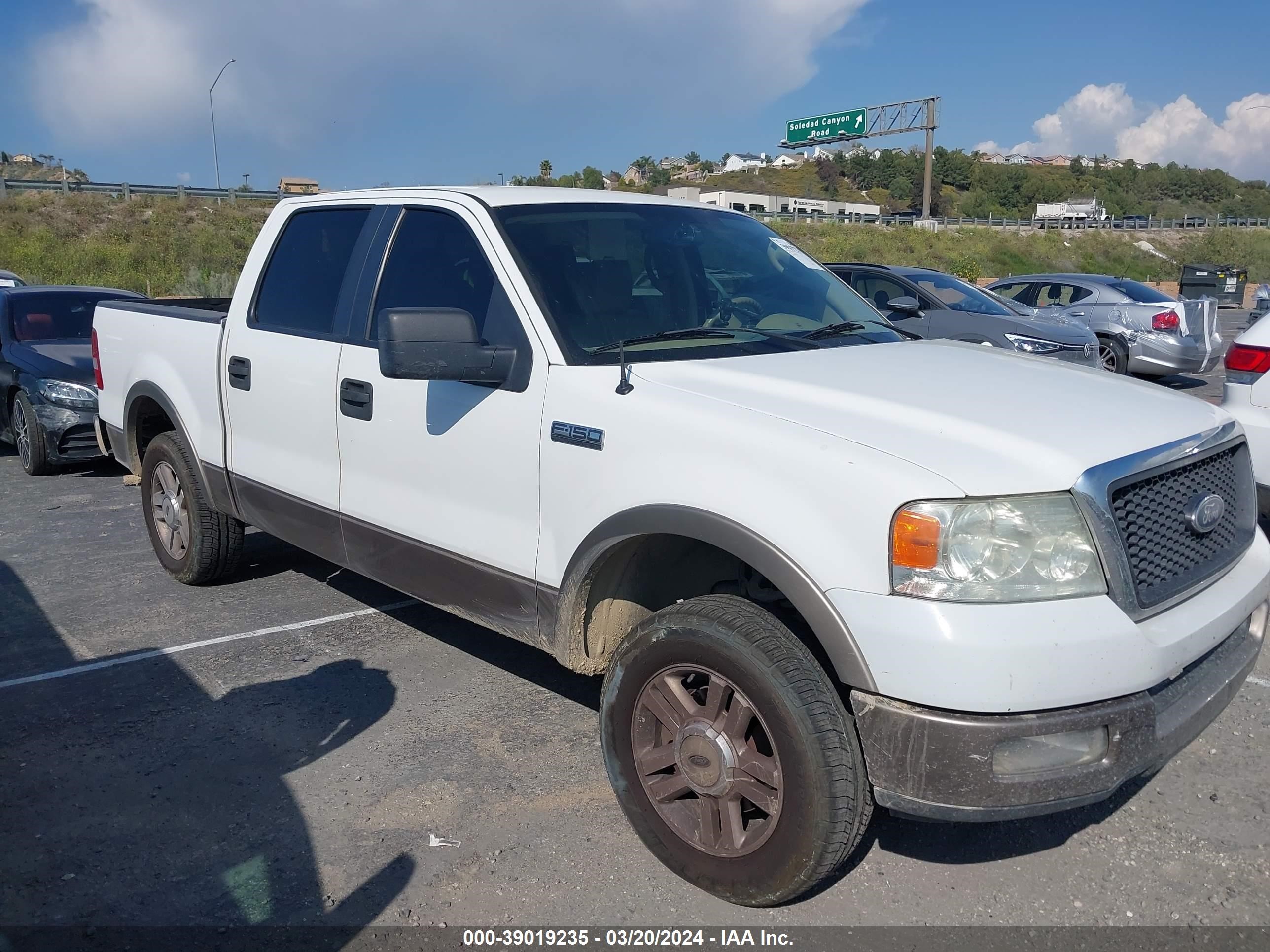 FORD F-150 2005 1ftpw12545ke93916