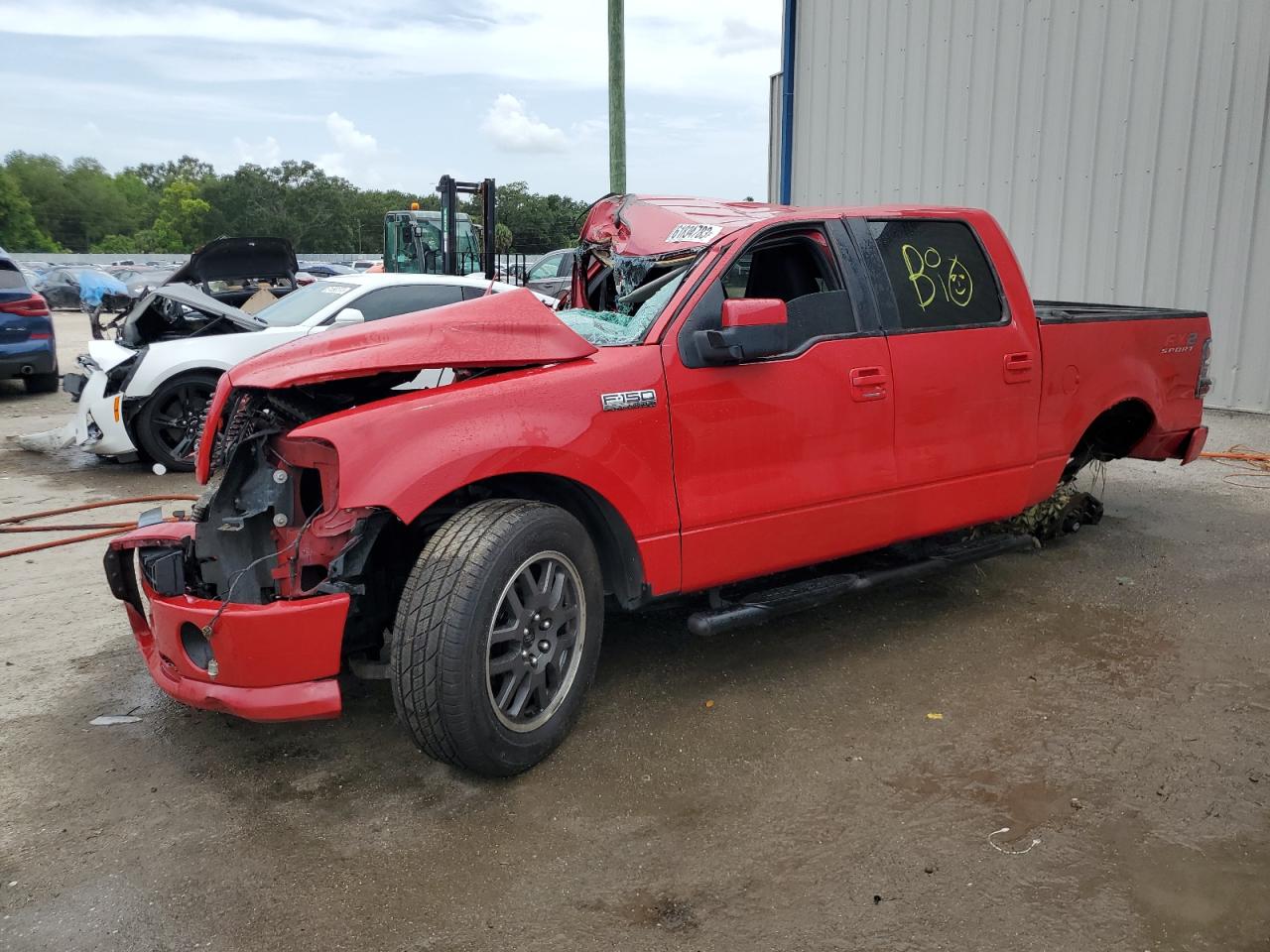 FORD F-150 2008 1ftpw12558ke90673