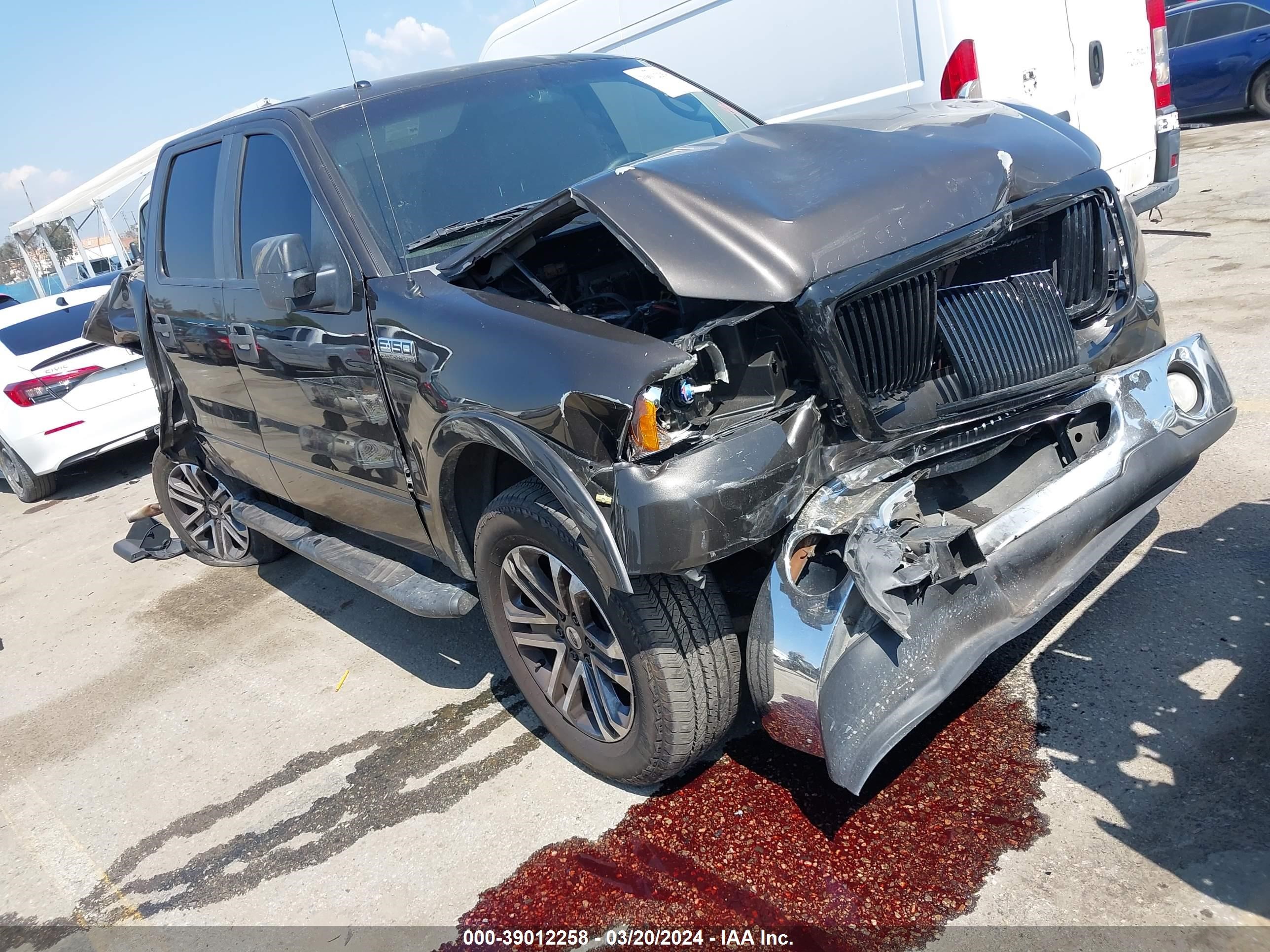 FORD F-150 2007 1ftpw12567kc23167