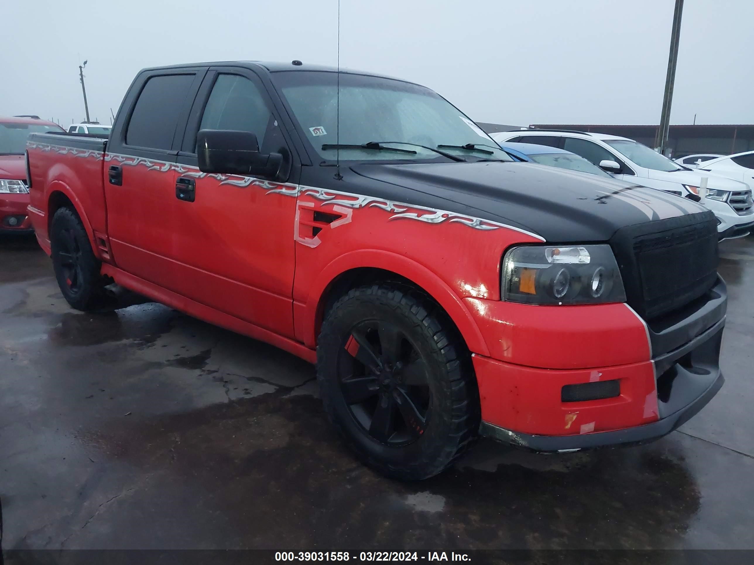 FORD F-150 2006 1ftpw12576kb74642