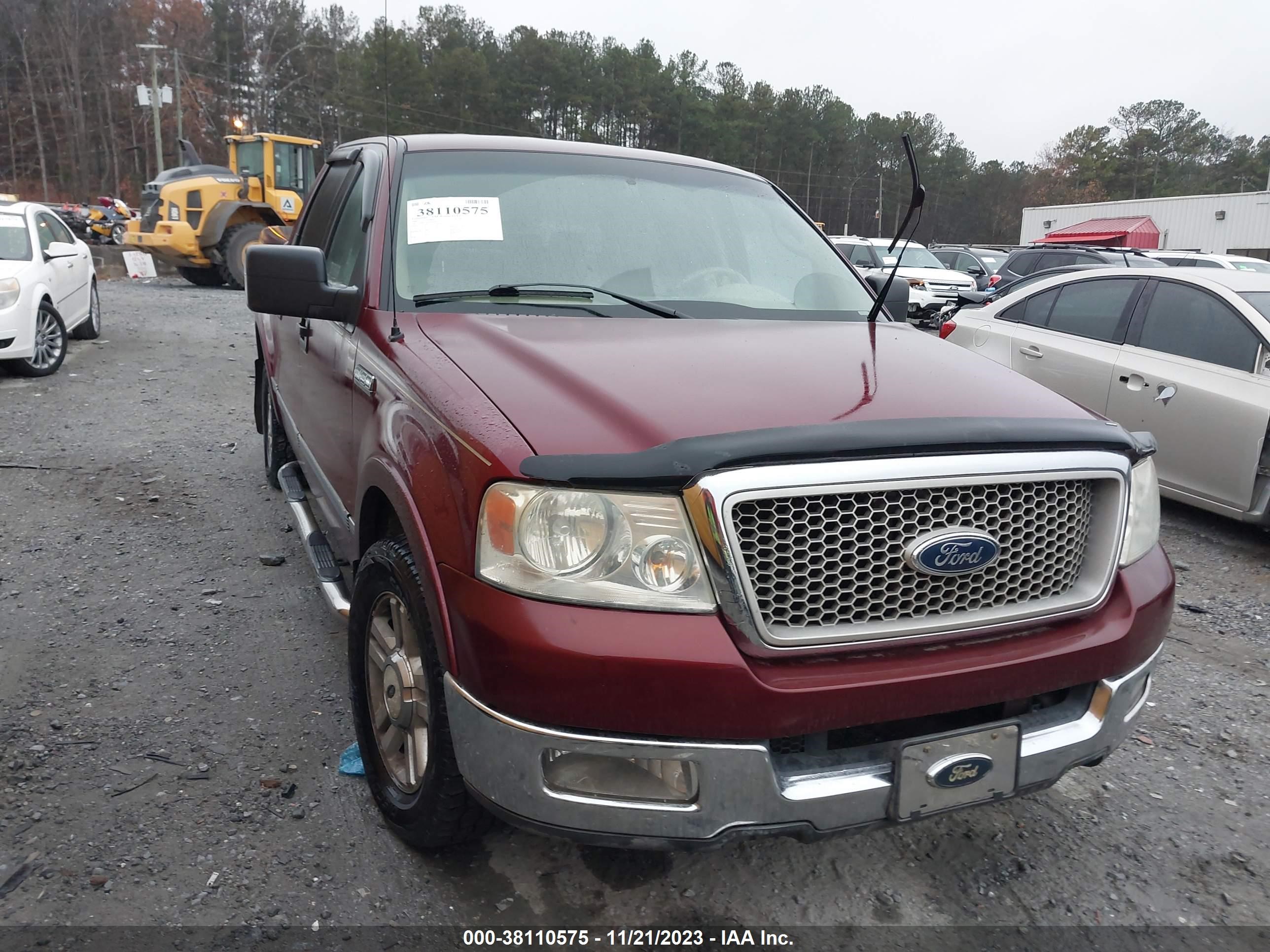 FORD F-150 2004 1ftpw12584kd24206