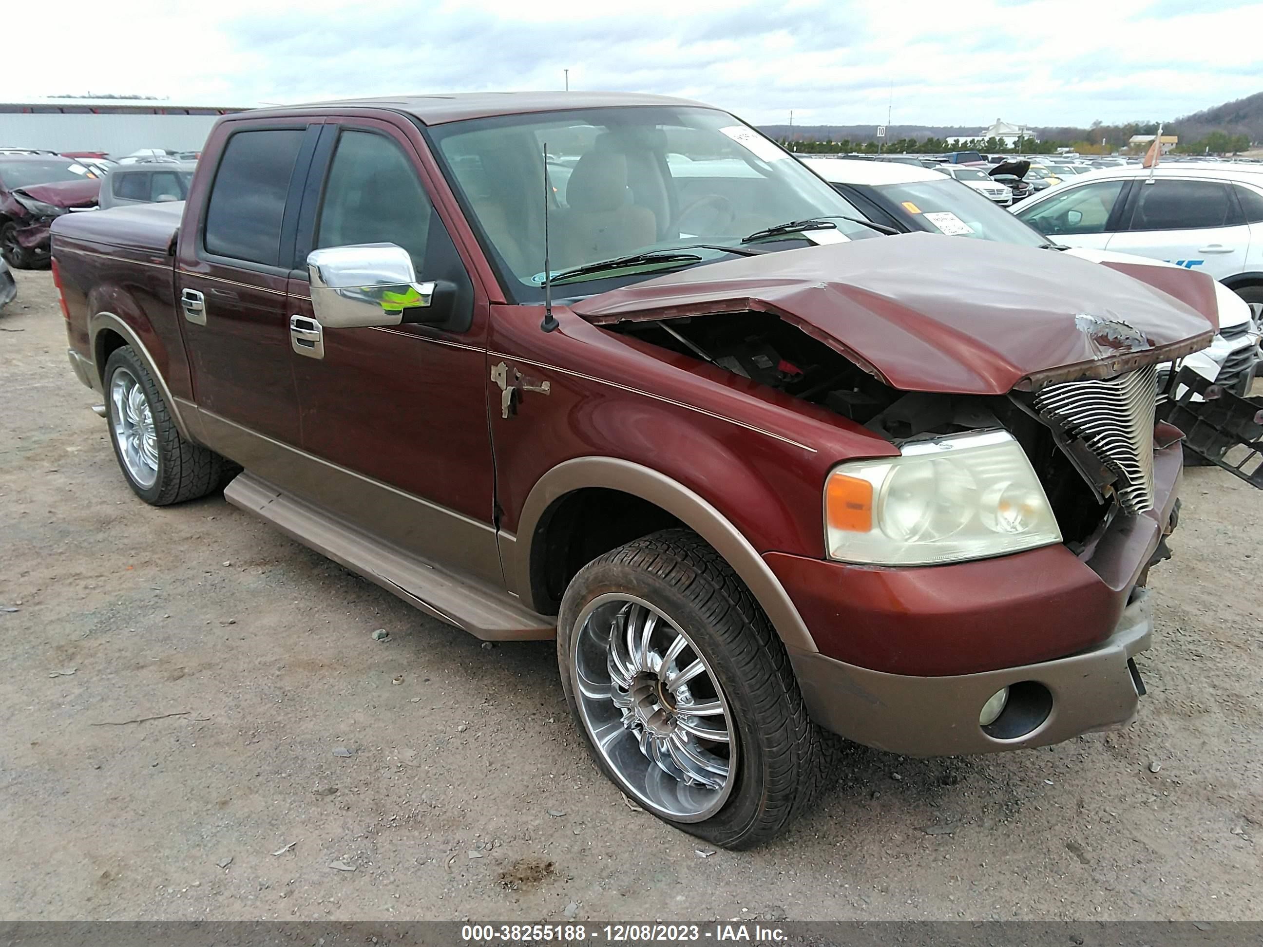 FORD F-150 2006 1ftpw12586kc16803