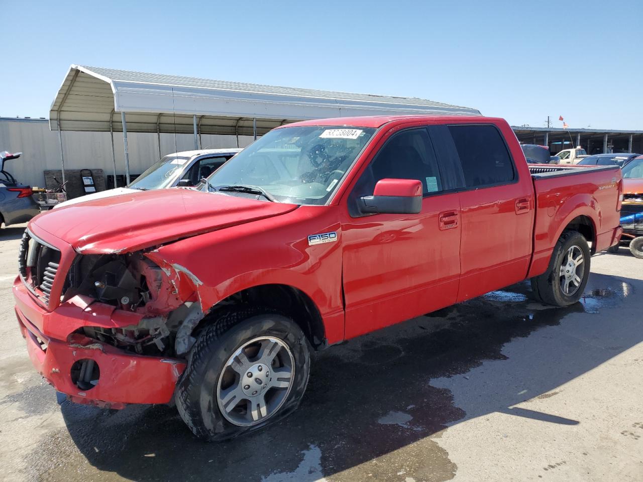 FORD F-150 2007 1ftpw12587kd43844