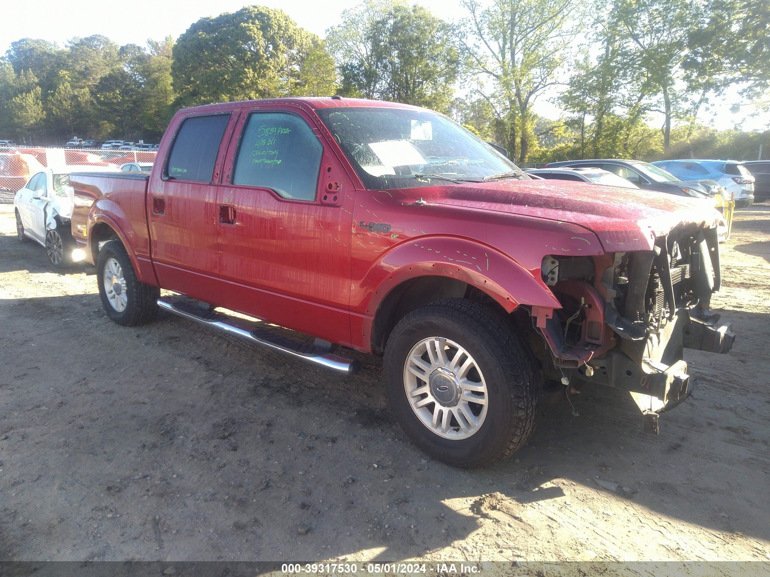 FORD F-150 2009 1ftpw12v89fa80685