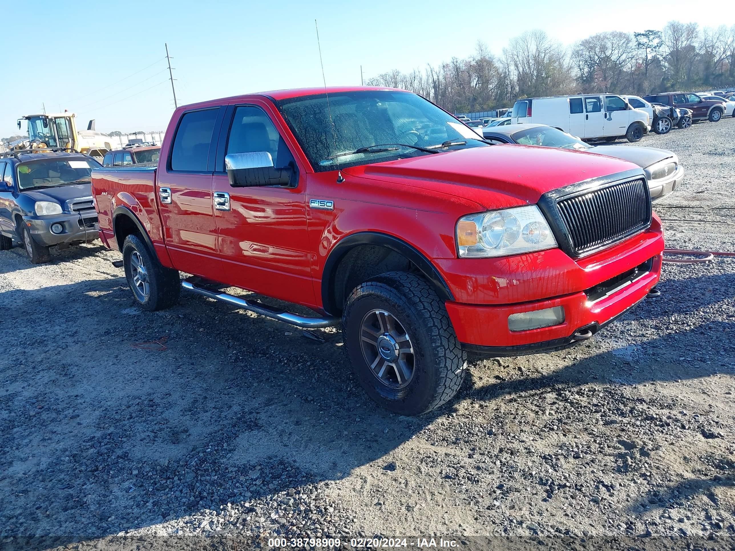 FORD F-150 2004 1ftpw14504kc61910