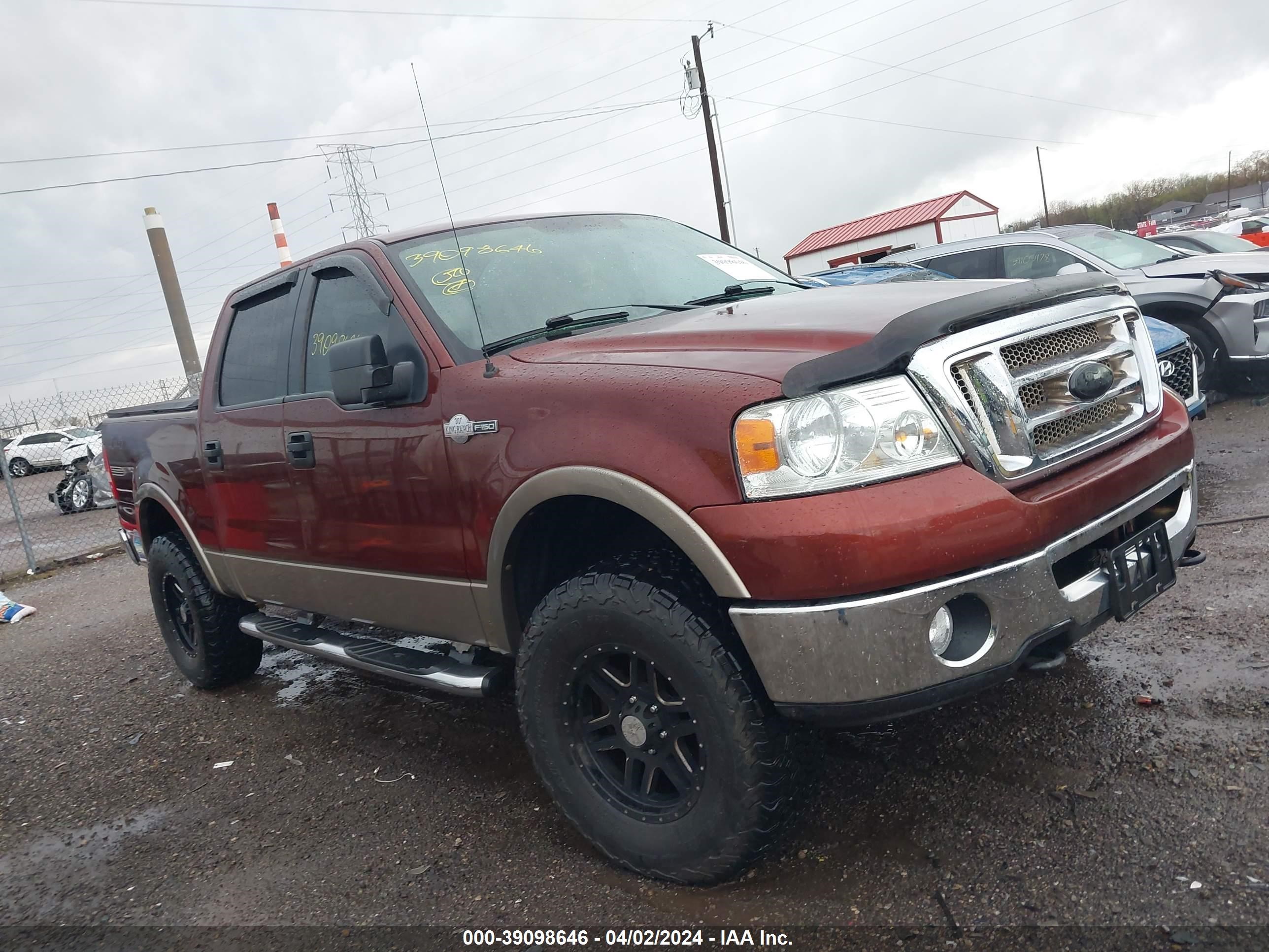 FORD F-150 2006 1ftpw14506kc52398