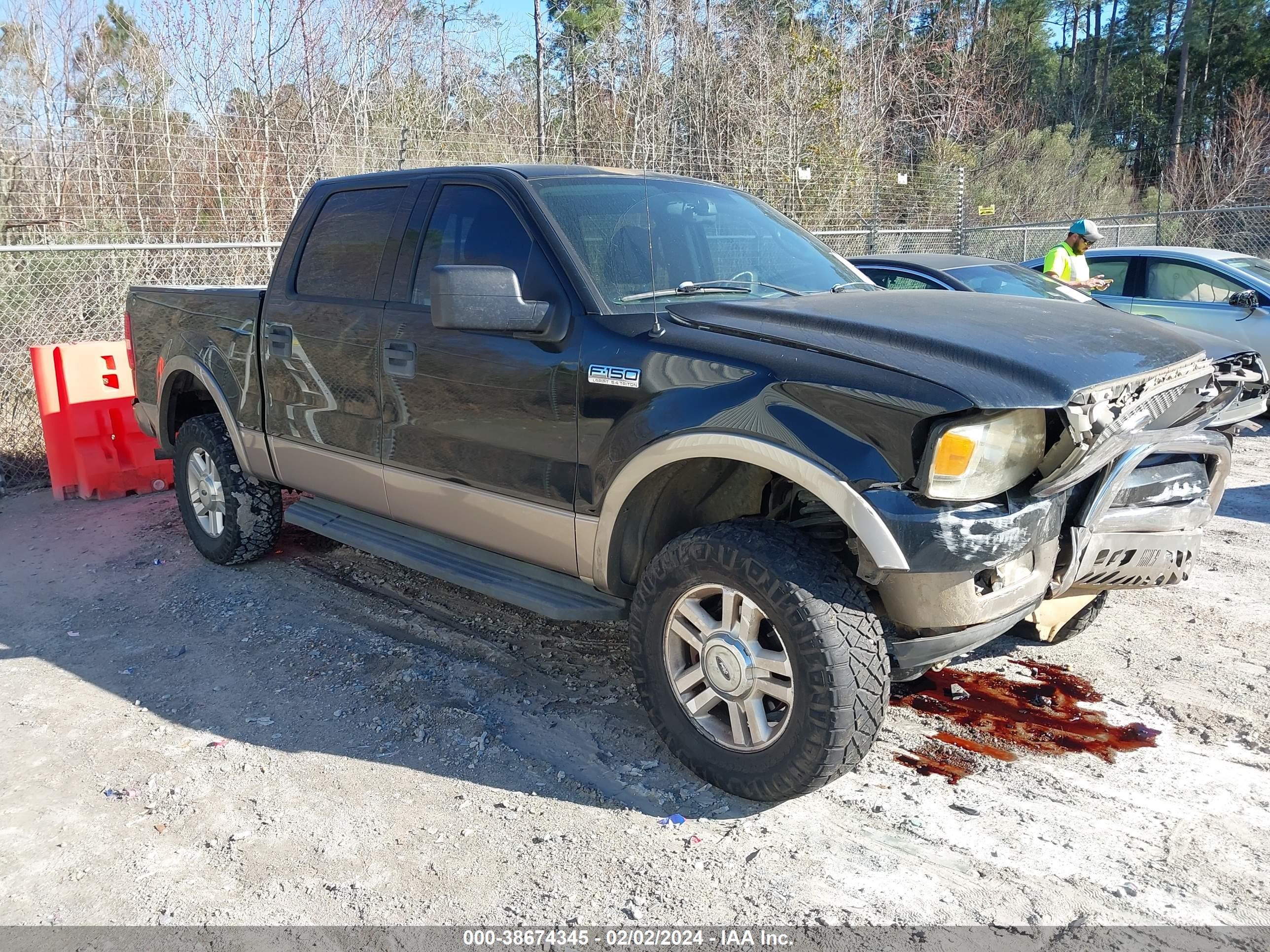 FORD F-150 2004 1ftpw14514kb90474