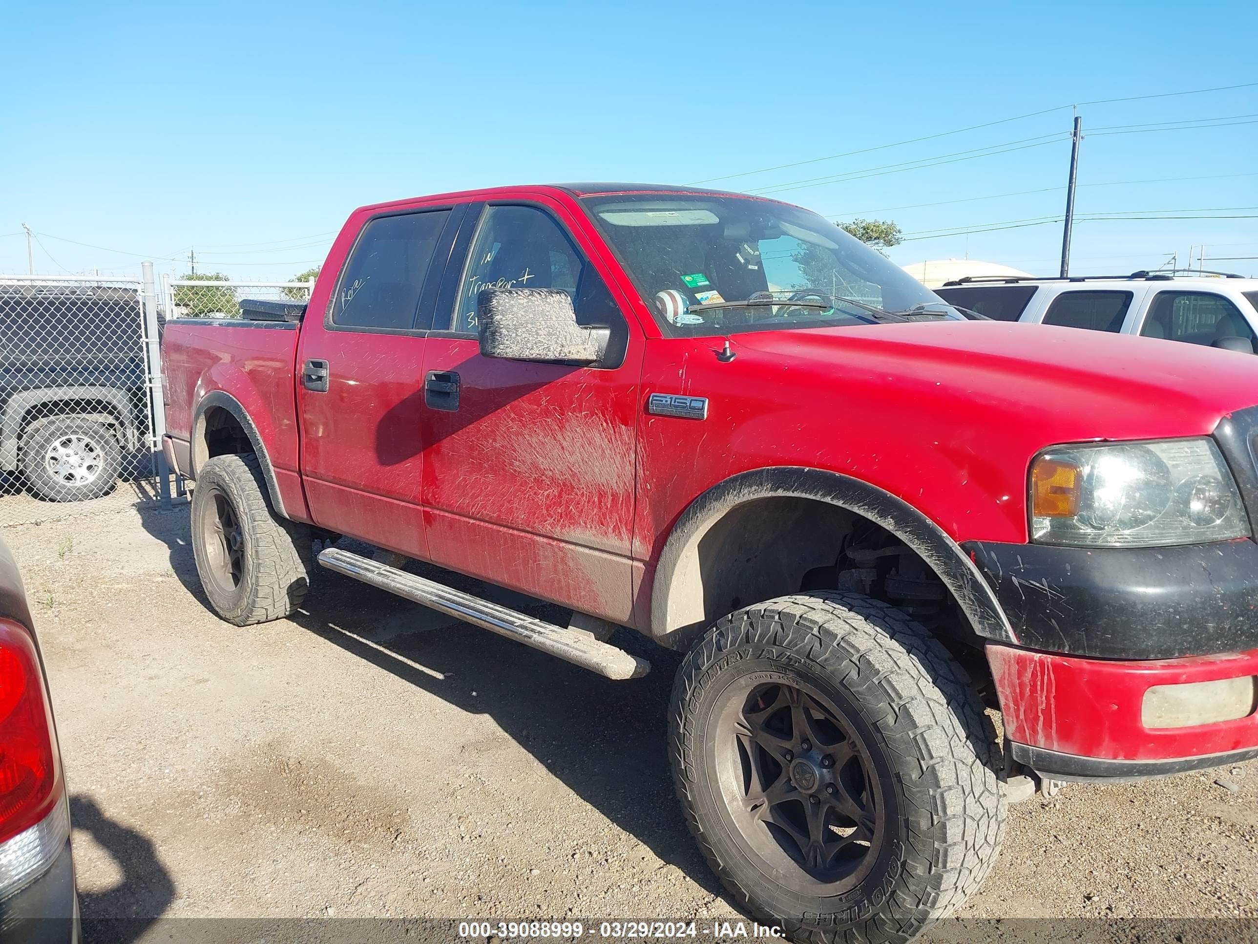 FORD F-150 2004 1ftpw14524kc88350