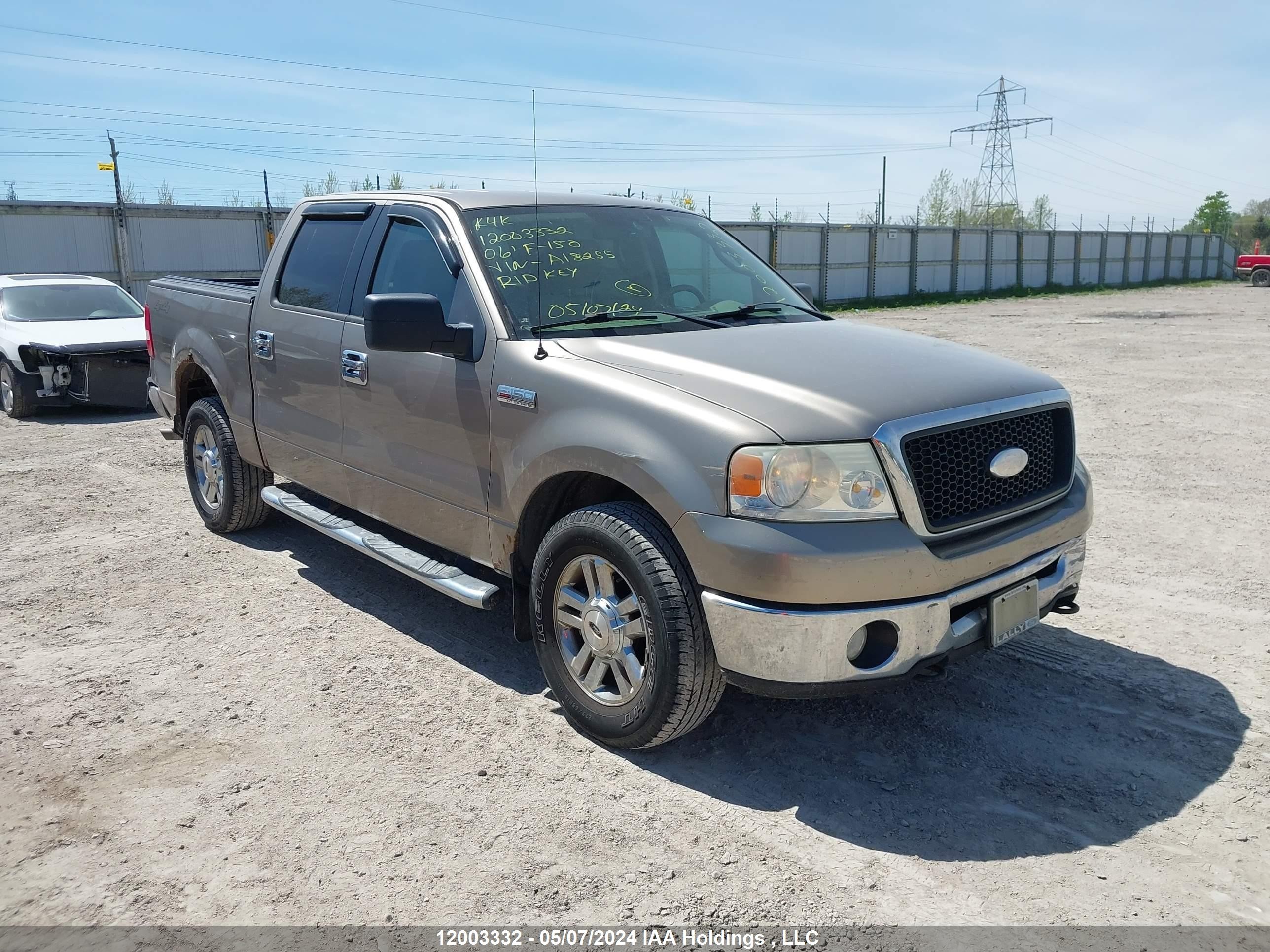 FORD F-150 2006 1ftpw14526fa18255