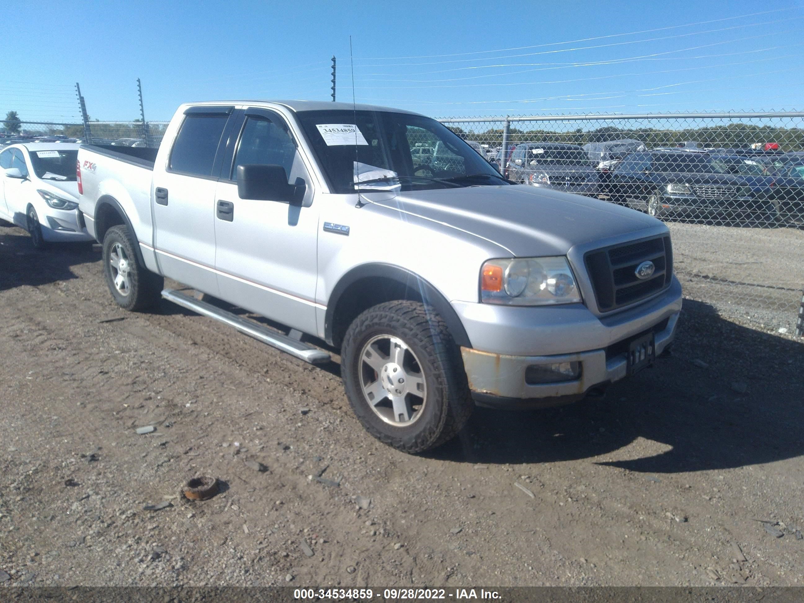 FORD F-150 2004 1ftpw14534kd87243