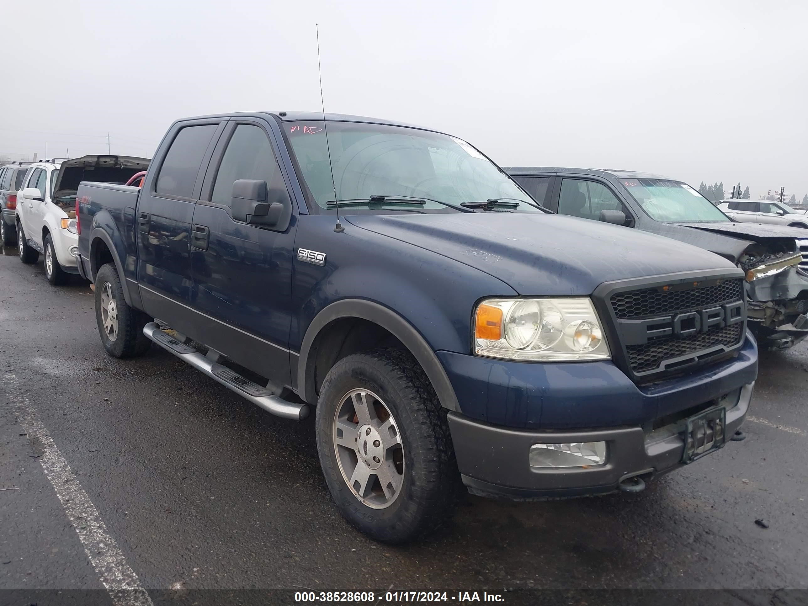 FORD F-150 2004 1ftpw14544fa21669