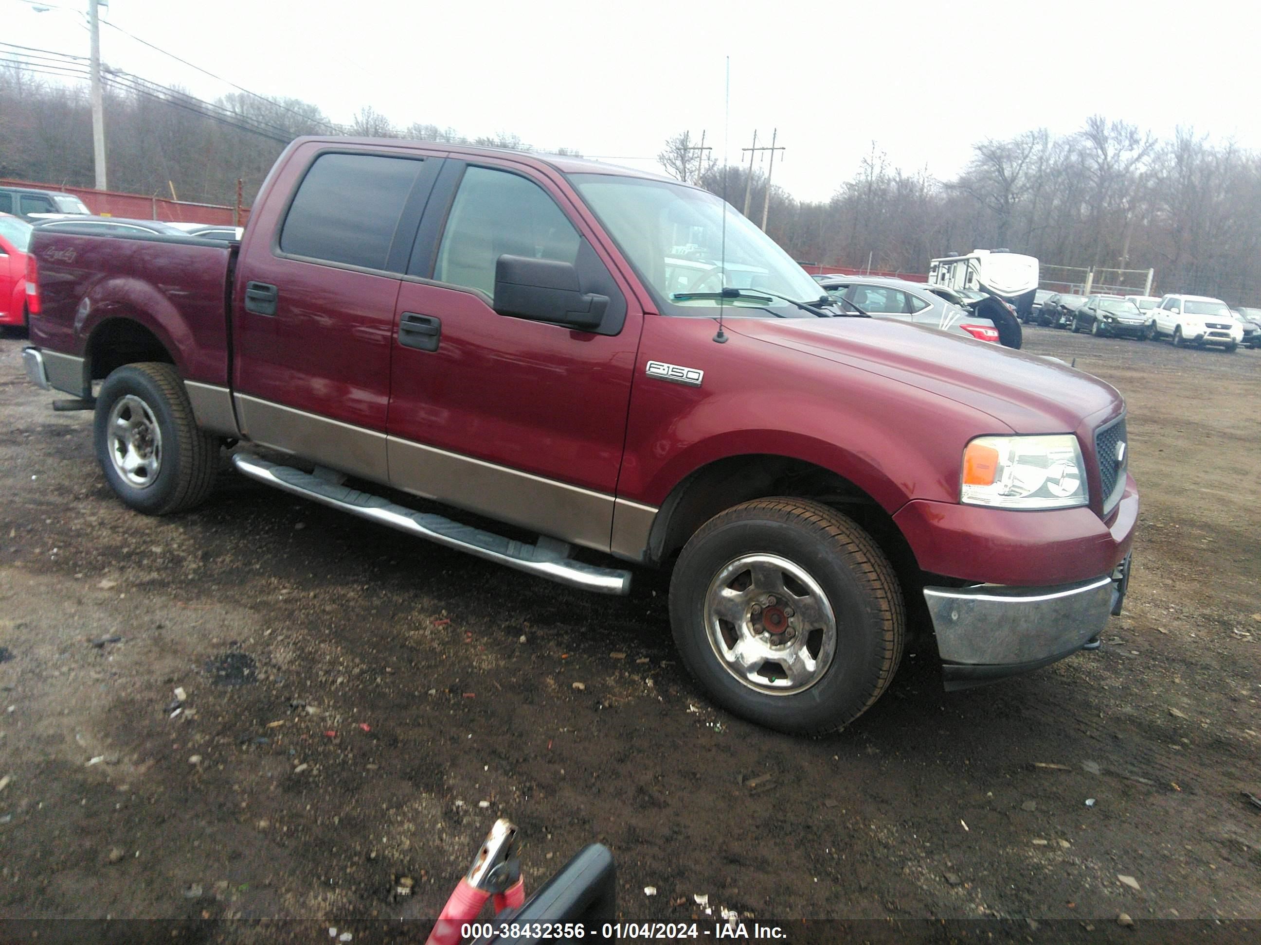 FORD F-150 2005 1ftpw14545fa88676