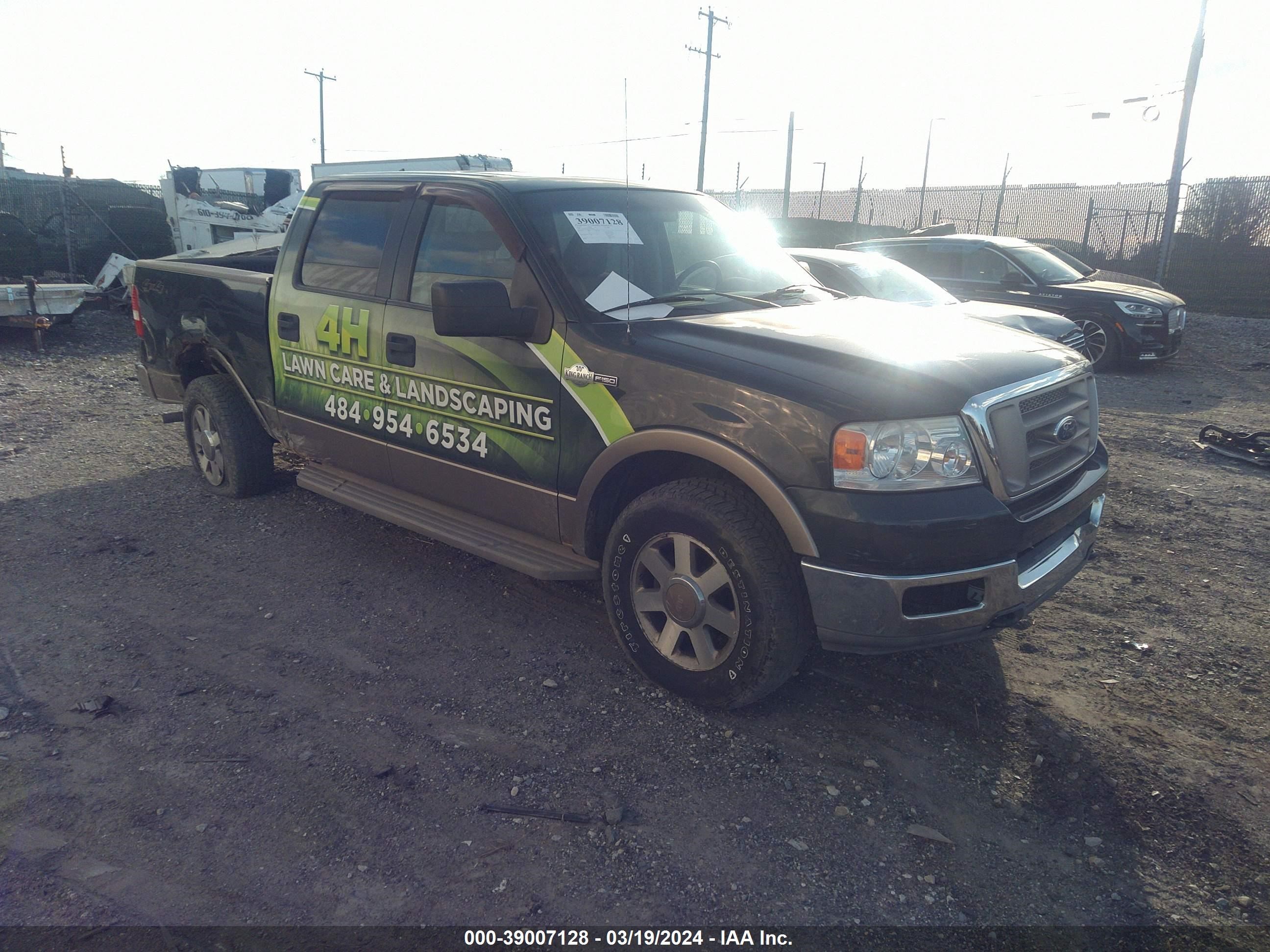 FORD F-150 2005 1ftpw14545kd57444