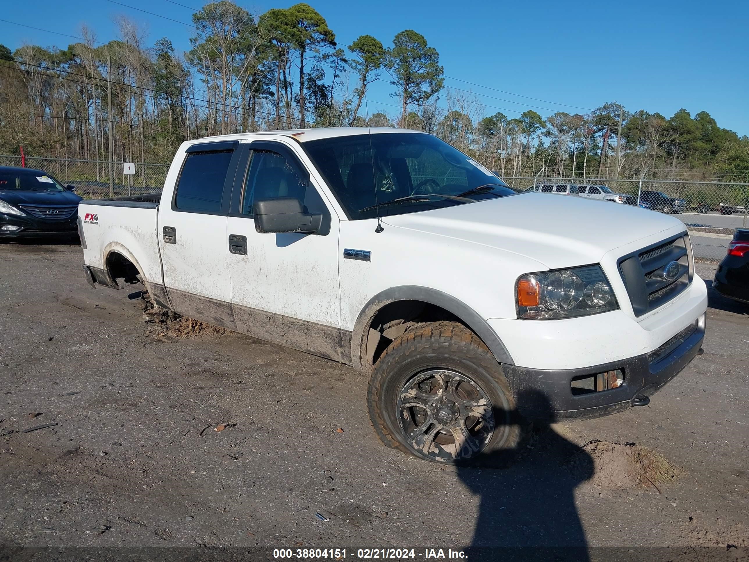 FORD F-150 2005 1ftpw14555kd70221