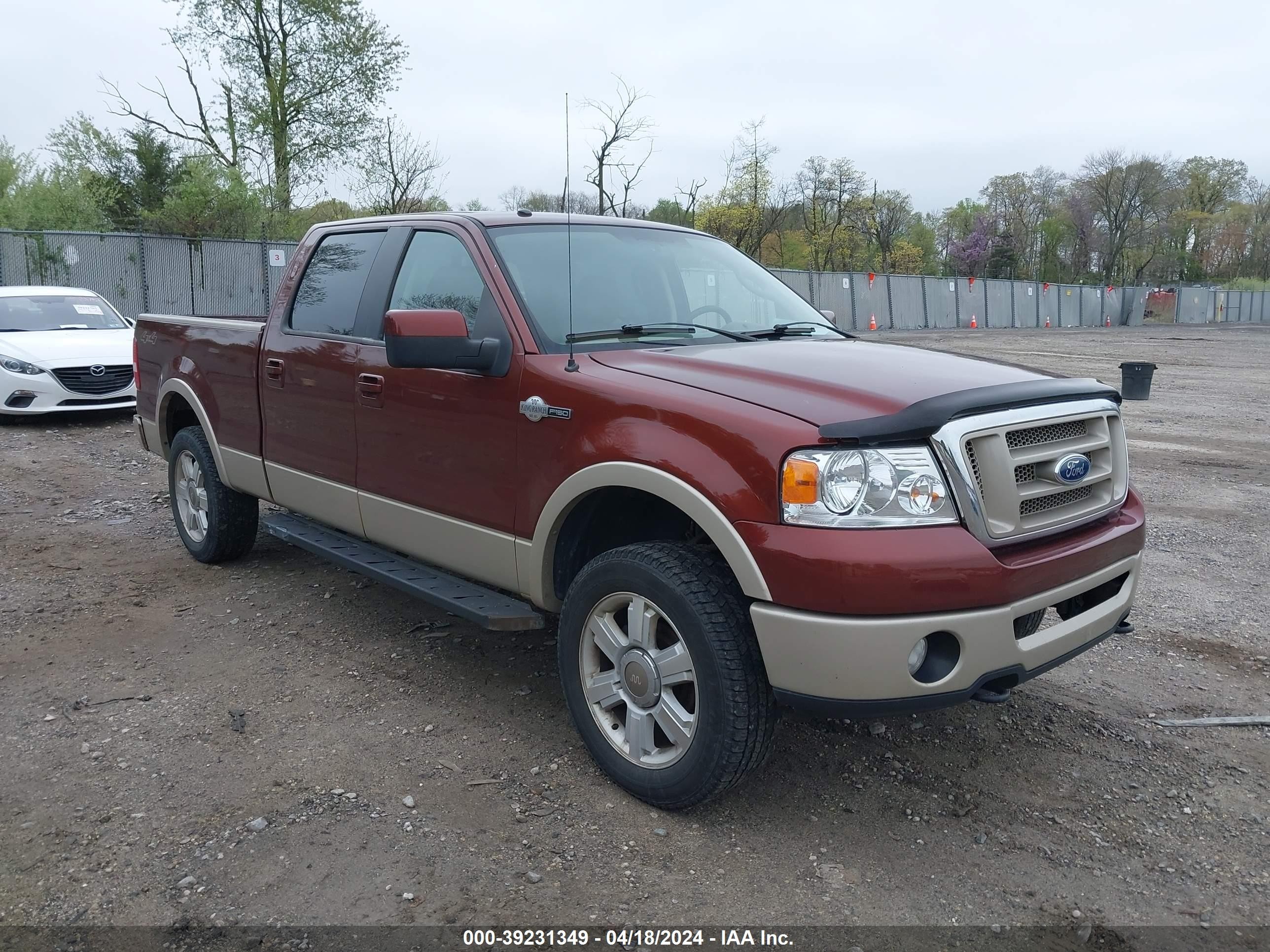 FORD F-150 2007 1ftpw14557kc98259