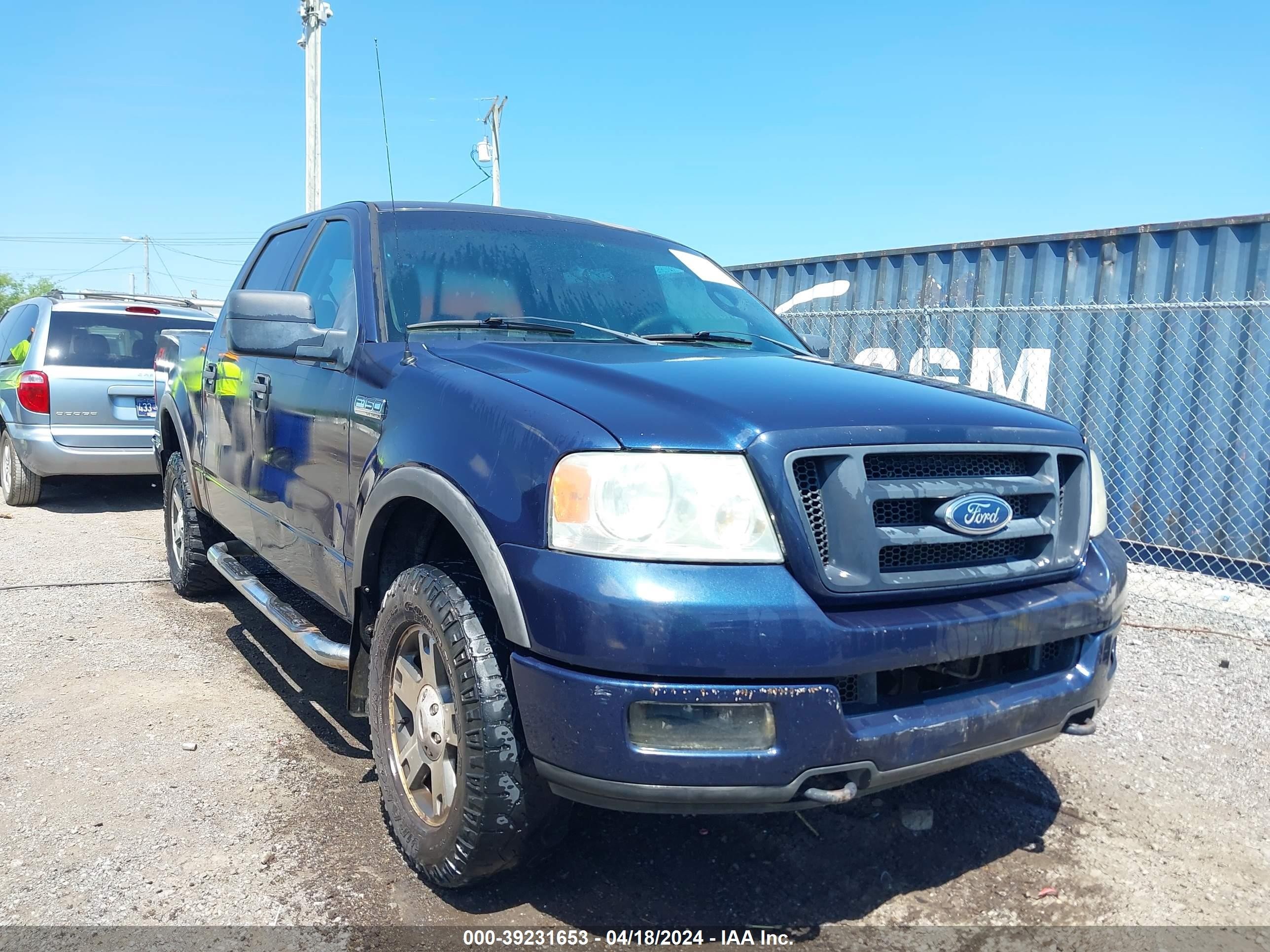 FORD F-150 2004 1ftpw14564kd65138