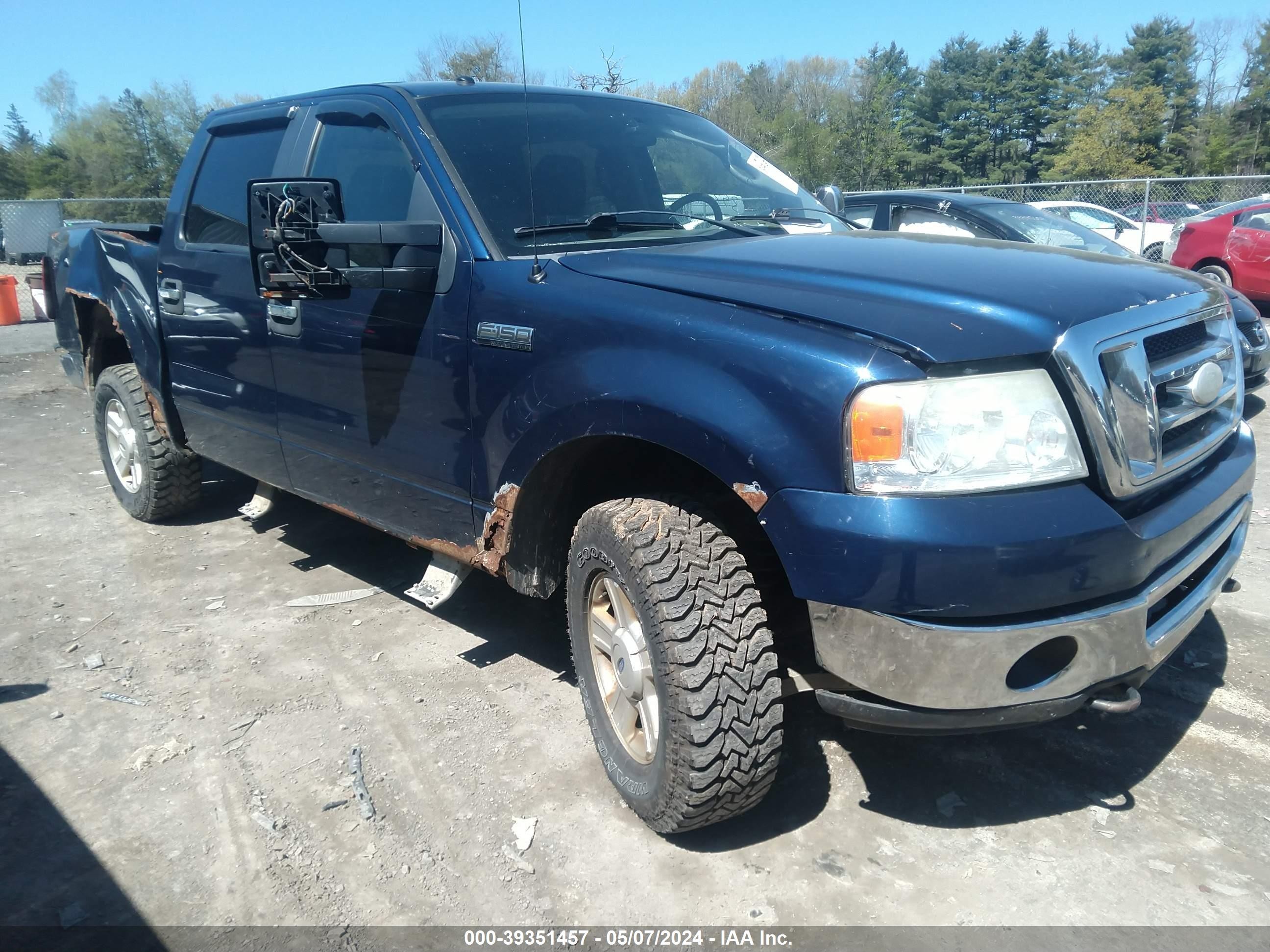 FORD F-150 2008 1ftpw14568fc18624