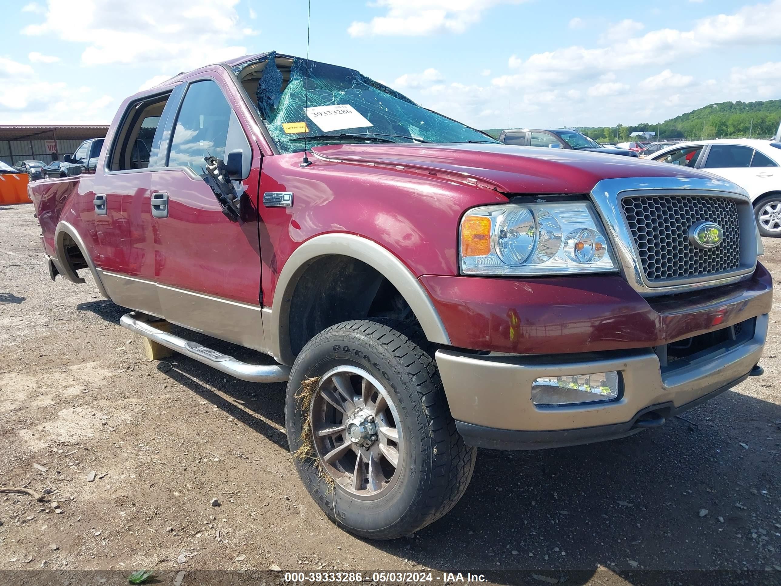 FORD F-150 2004 1ftpw14584kd31329