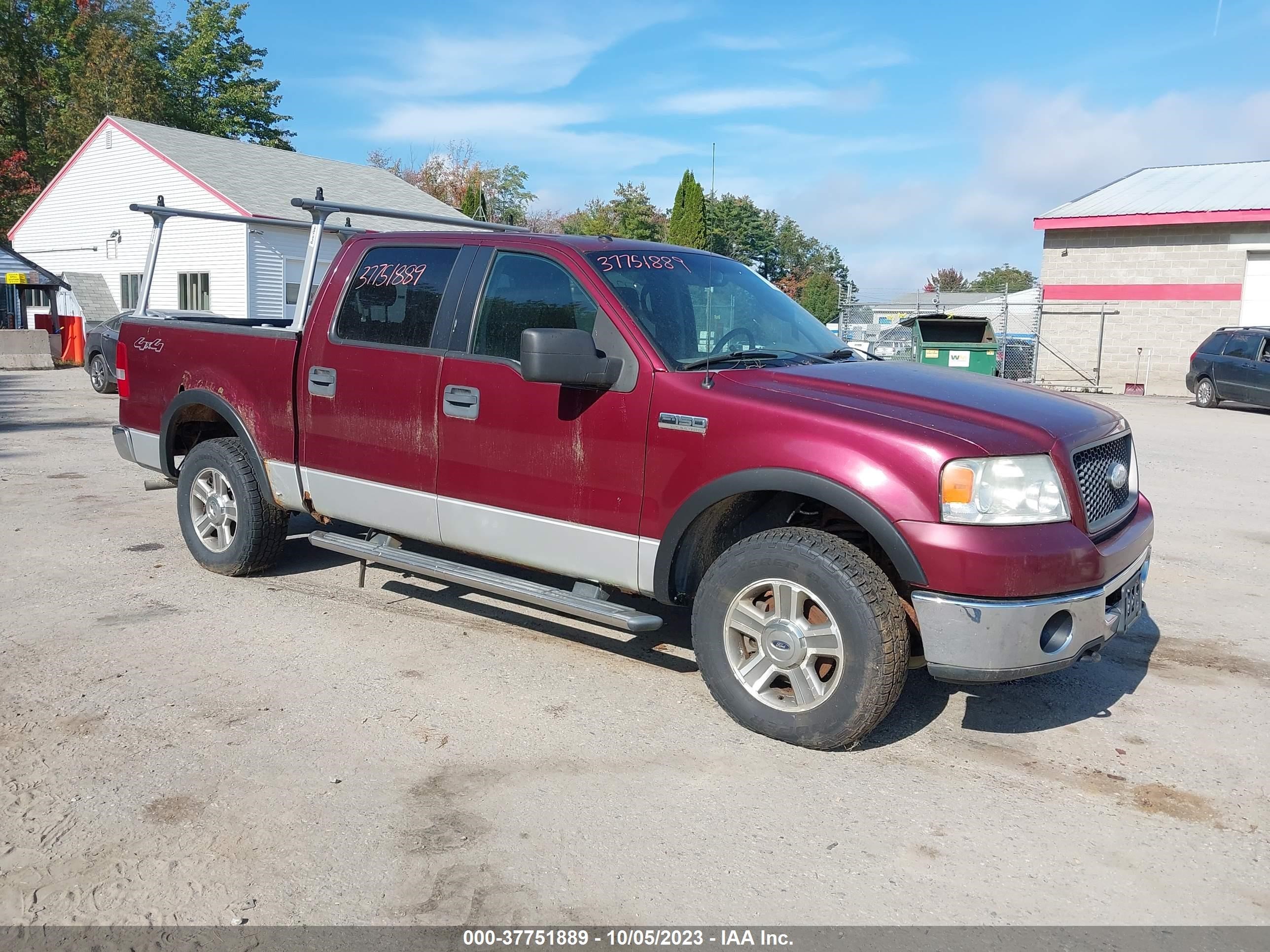 FORD F-150 2006 1ftpw14586fb25858