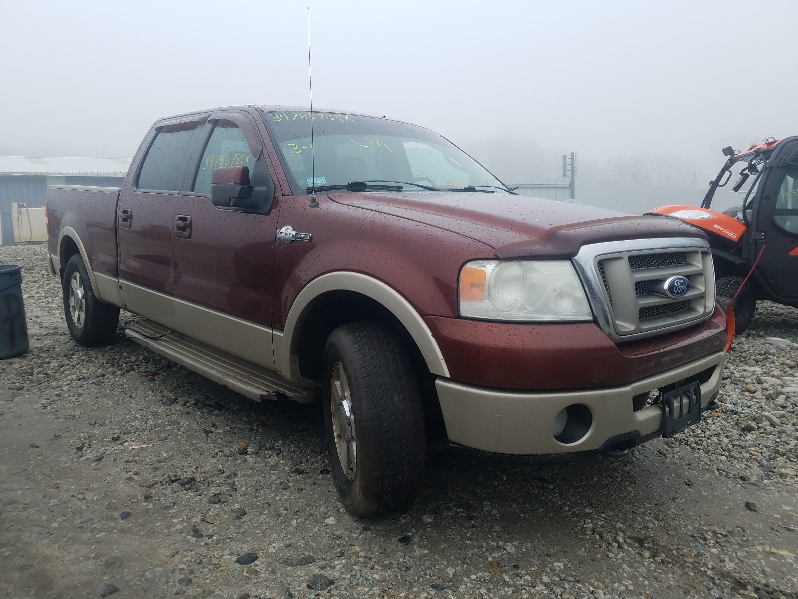 FORD F150 SUPER 2007 1ftpw14587kb10138