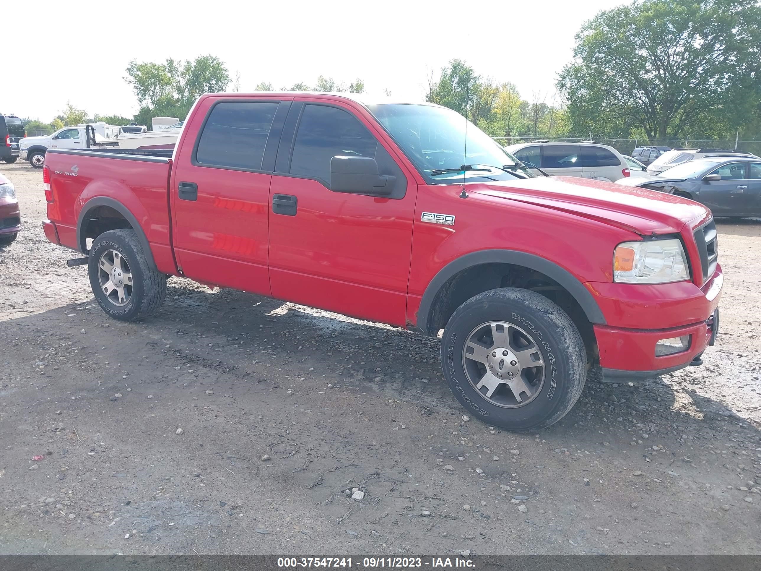 FORD F-150 2004 1ftpw14594fa12241