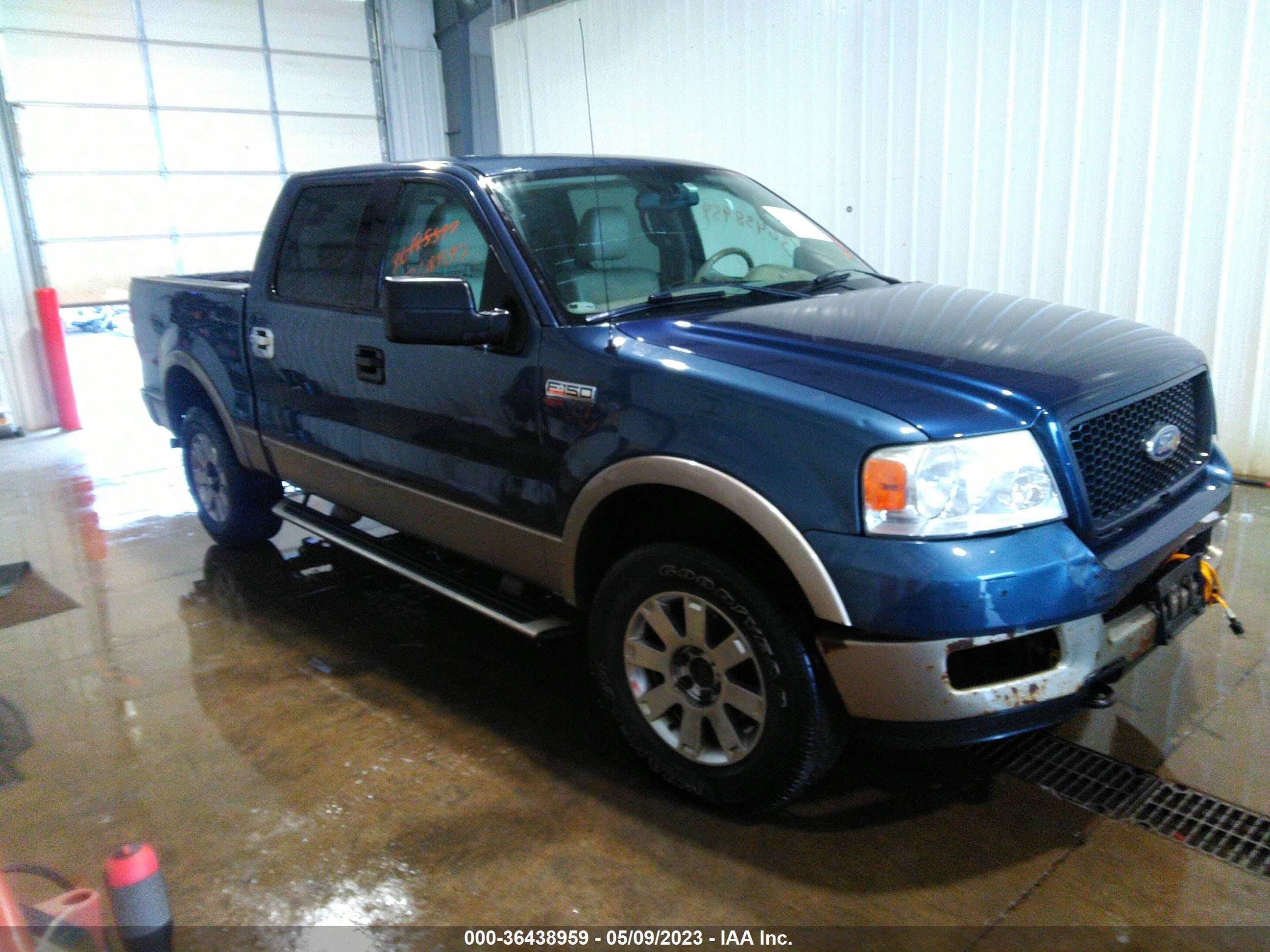 FORD F-150 2004 1ftpw14594kb44701