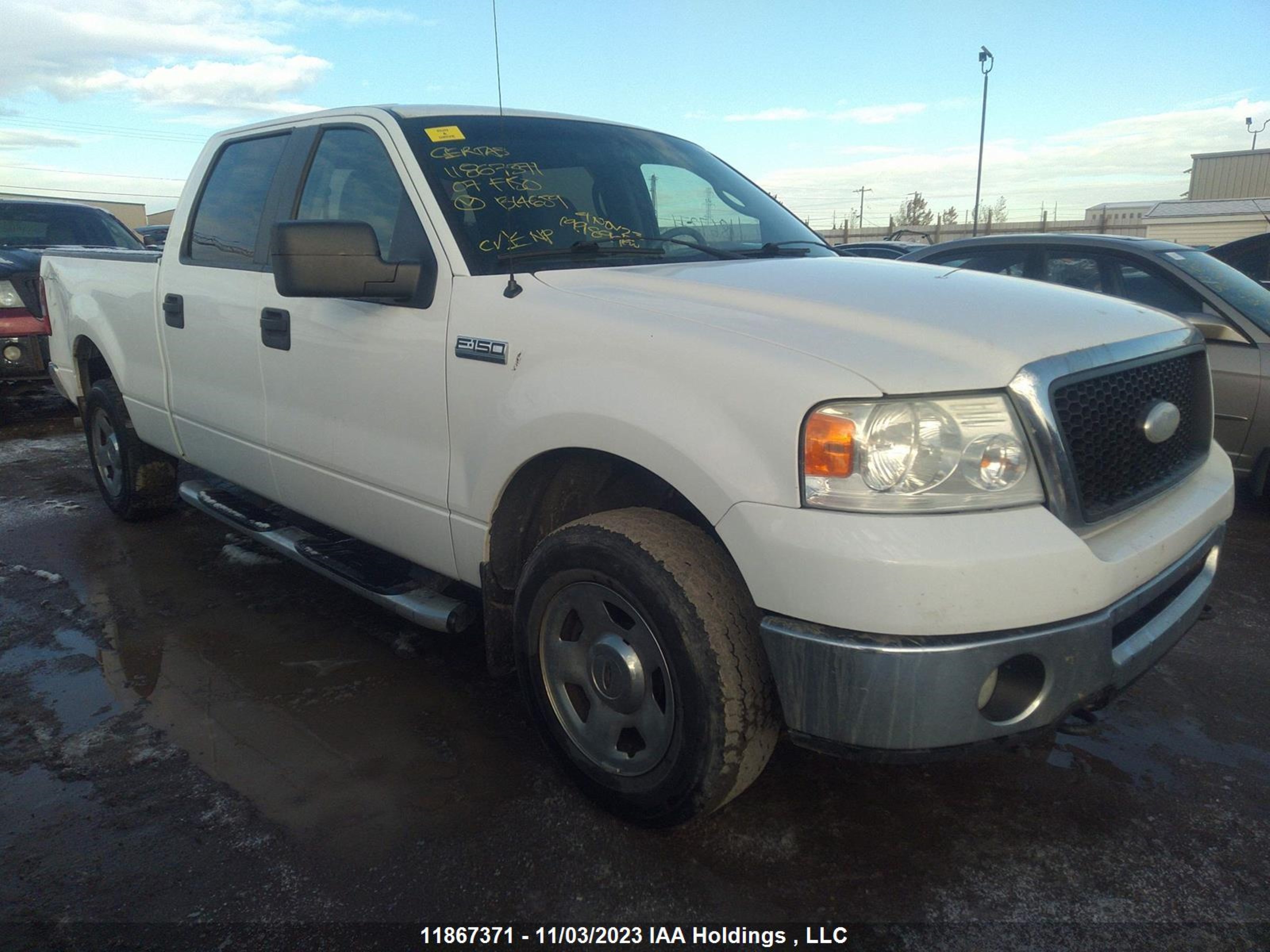 FORD F-150 2007 1ftpw14v07fb14659