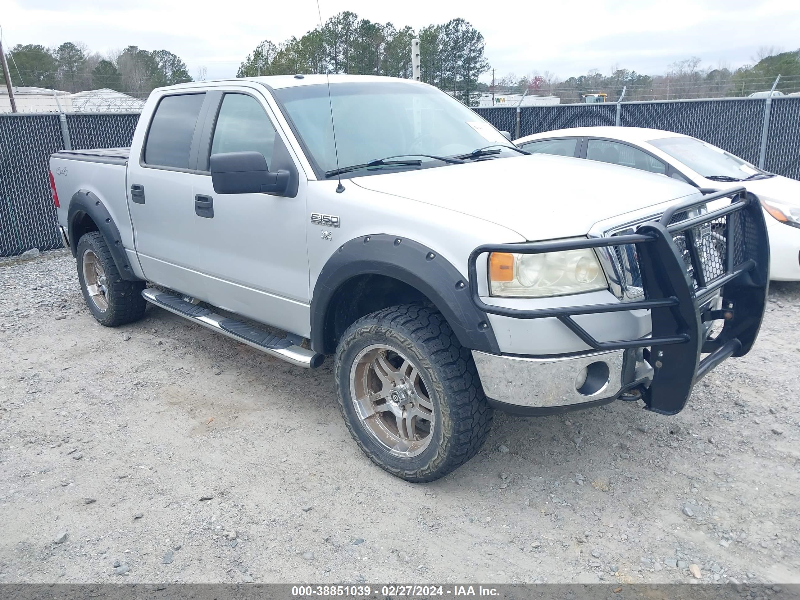 FORD F-150 2008 1ftpw14v48fa34377