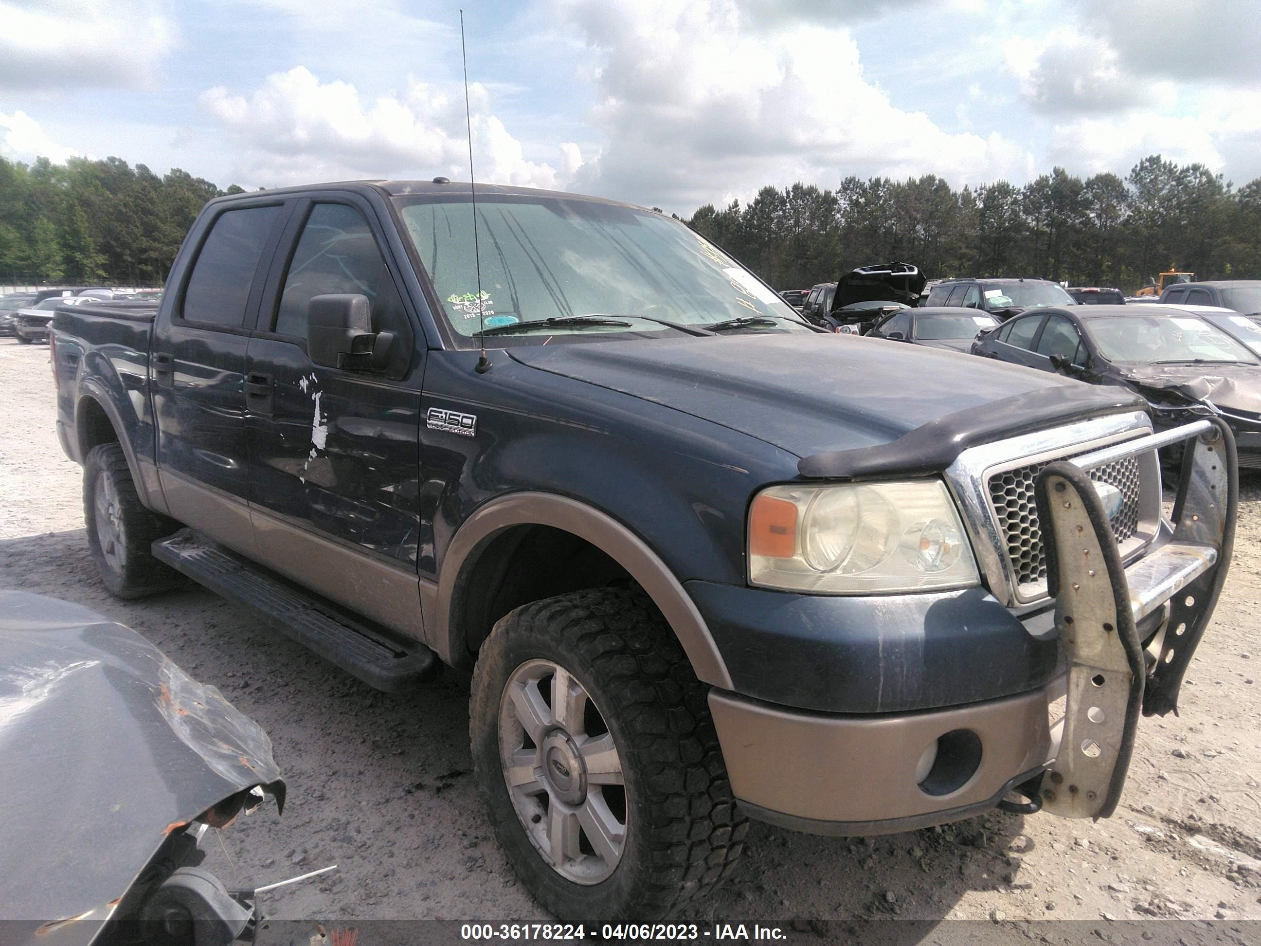 FORD F-150 2006 1ftpw14vx6fb62989