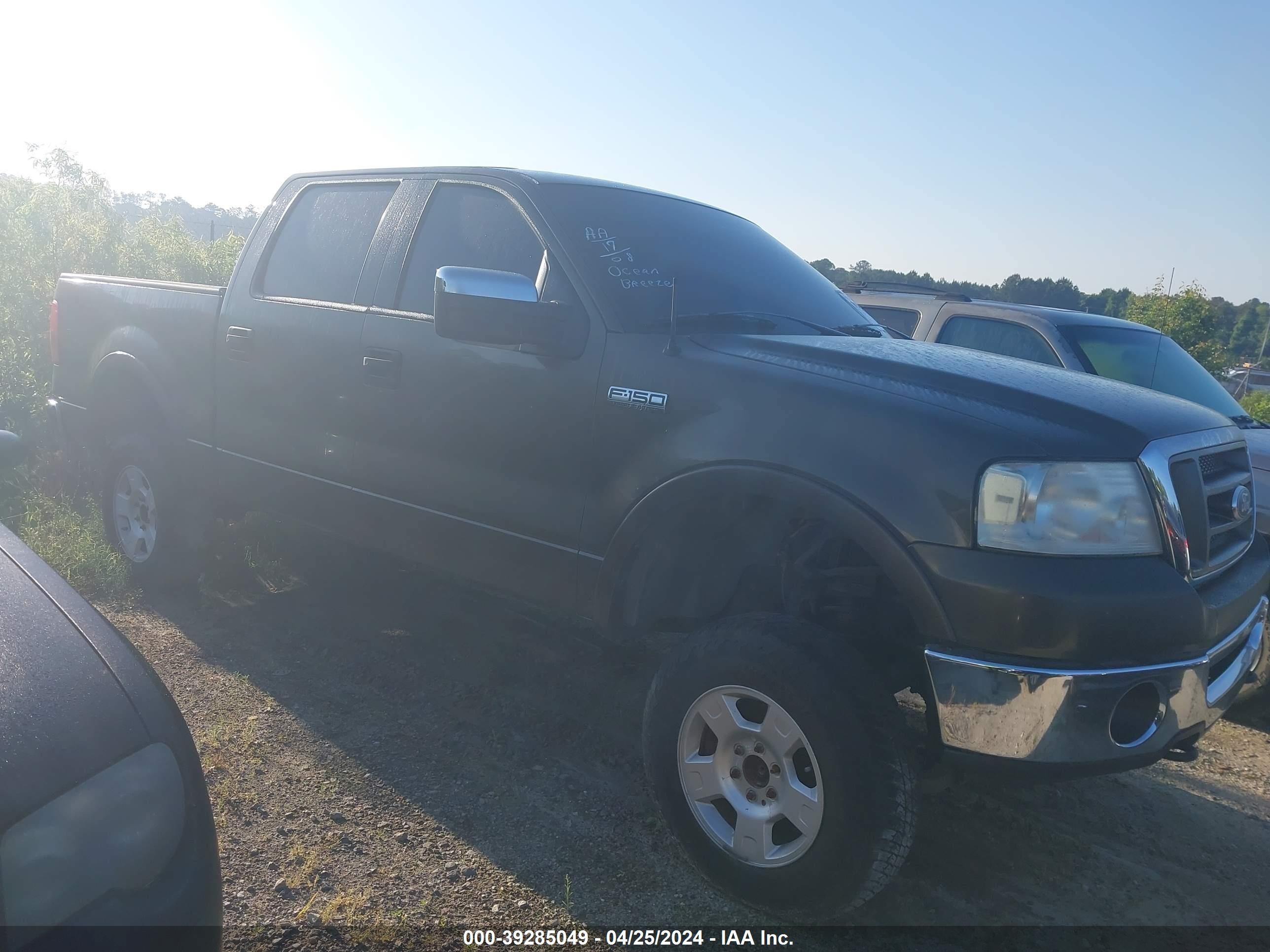 FORD F-150 2008 1ftpw14vx8fb08658