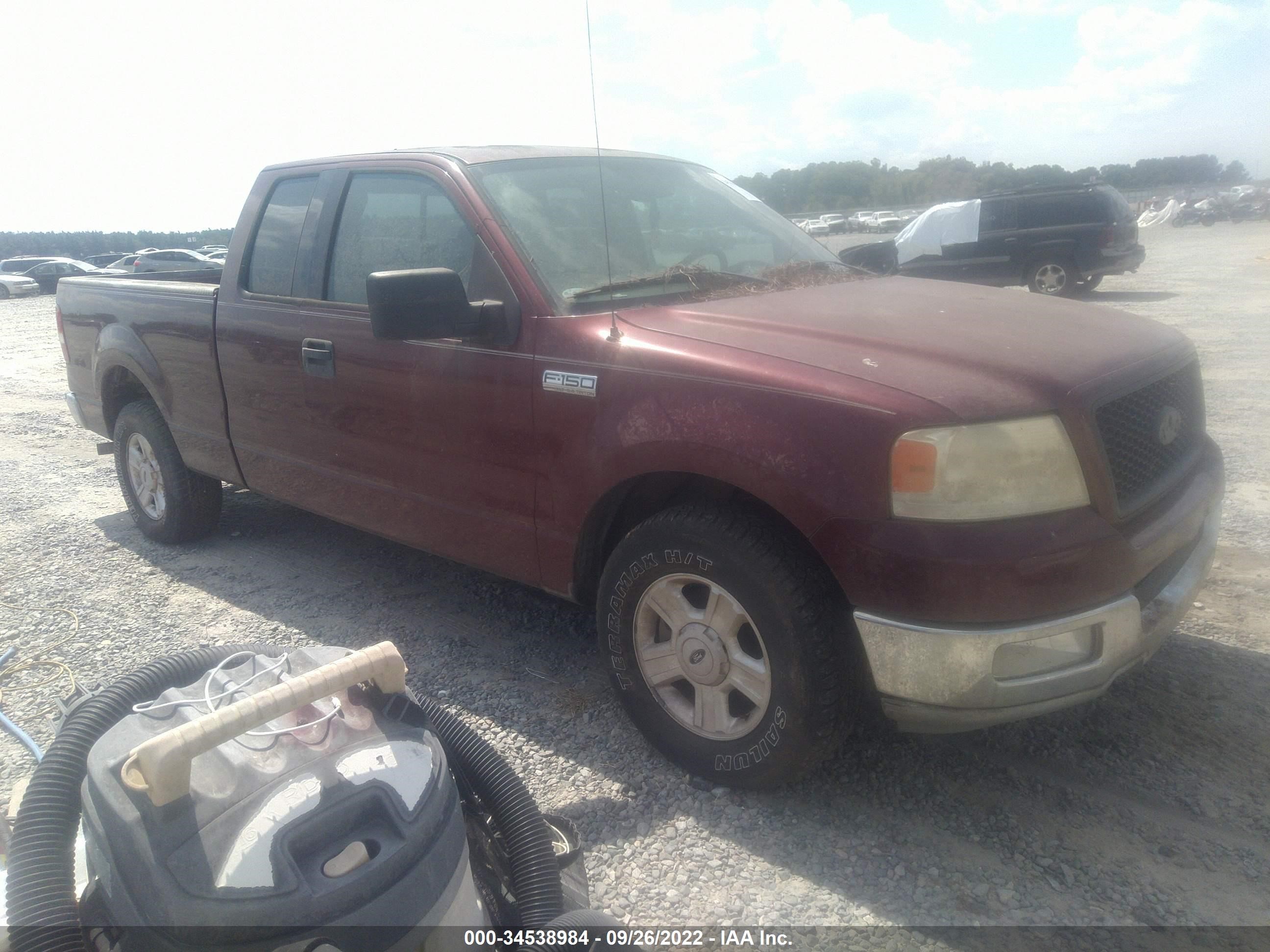 FORD F-150 2004 1ftpx12534nc34120