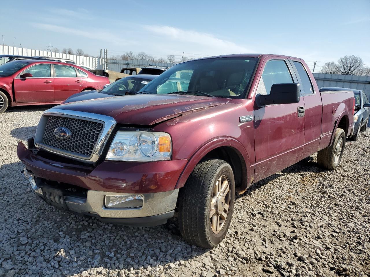 FORD F-150 2005 1ftpx12555na74081