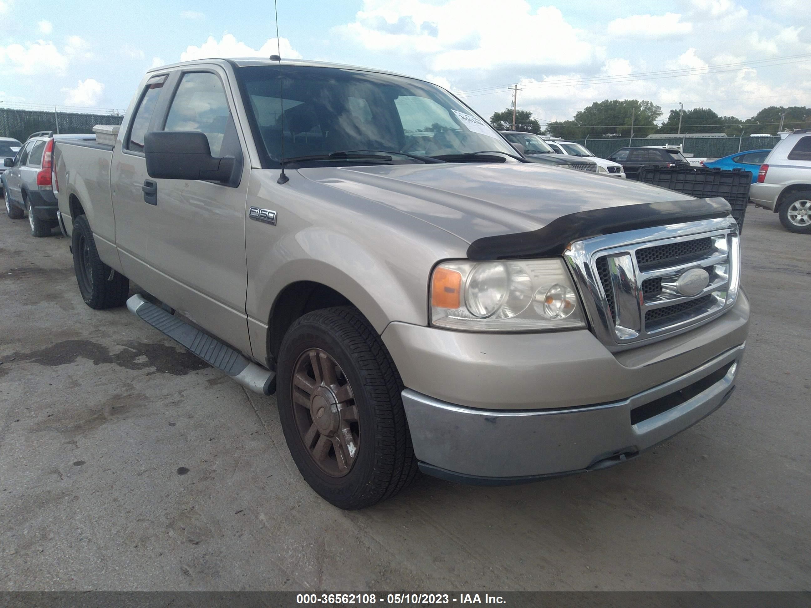 FORD F-150 2008 1ftpx12v78fa31232