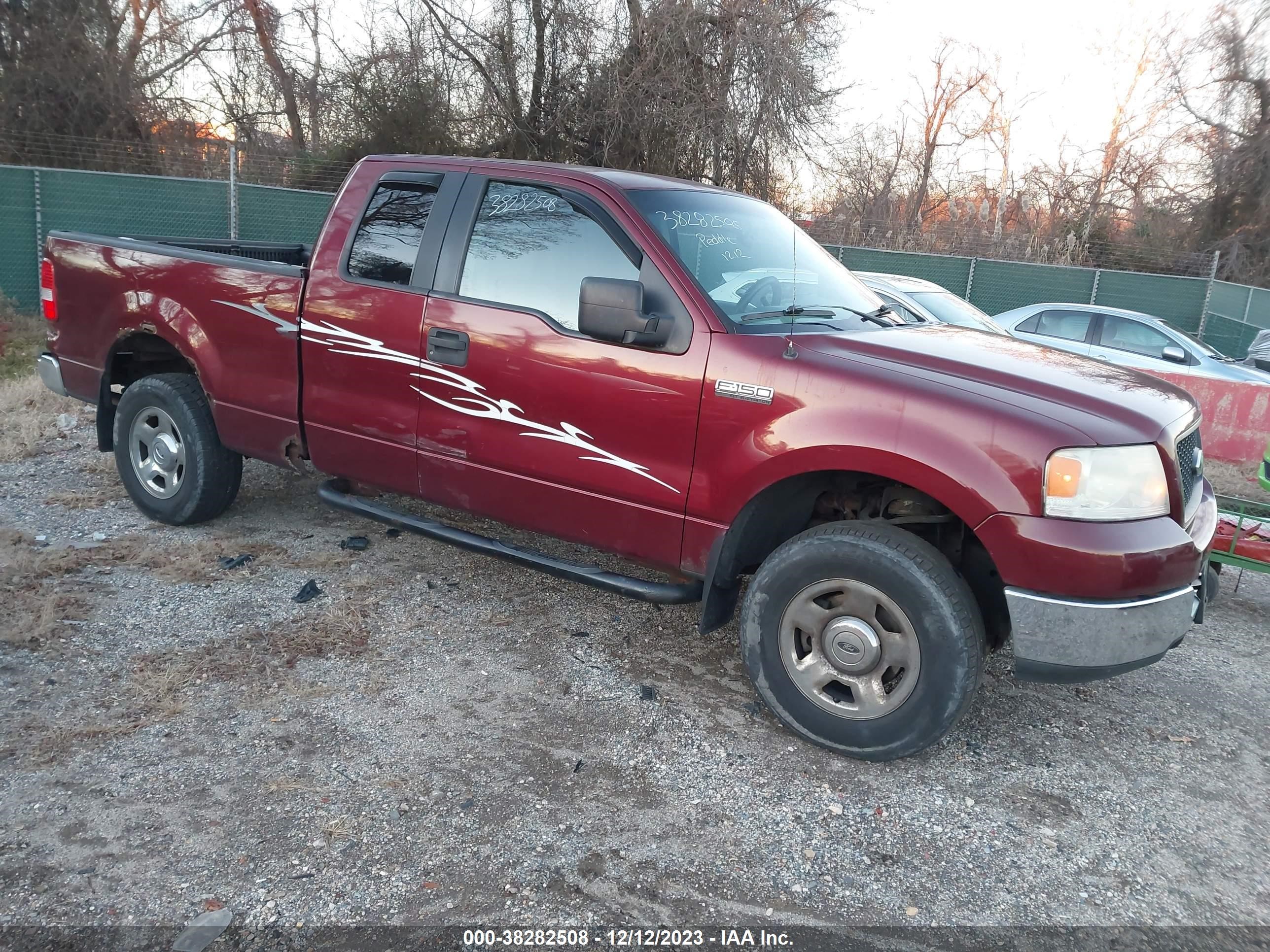 FORD F-150 2005 1ftpx14525nb03405