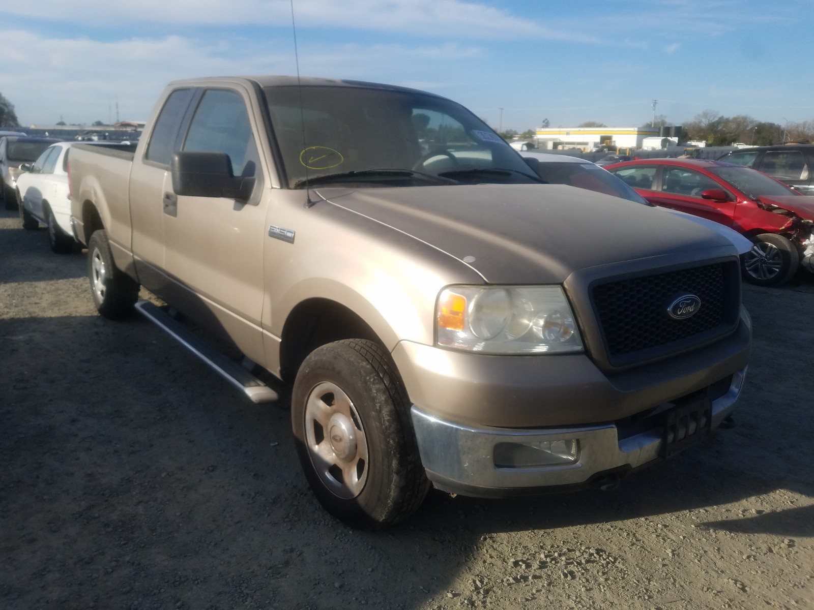 FORD F150 2005 1ftpx14555fb12352