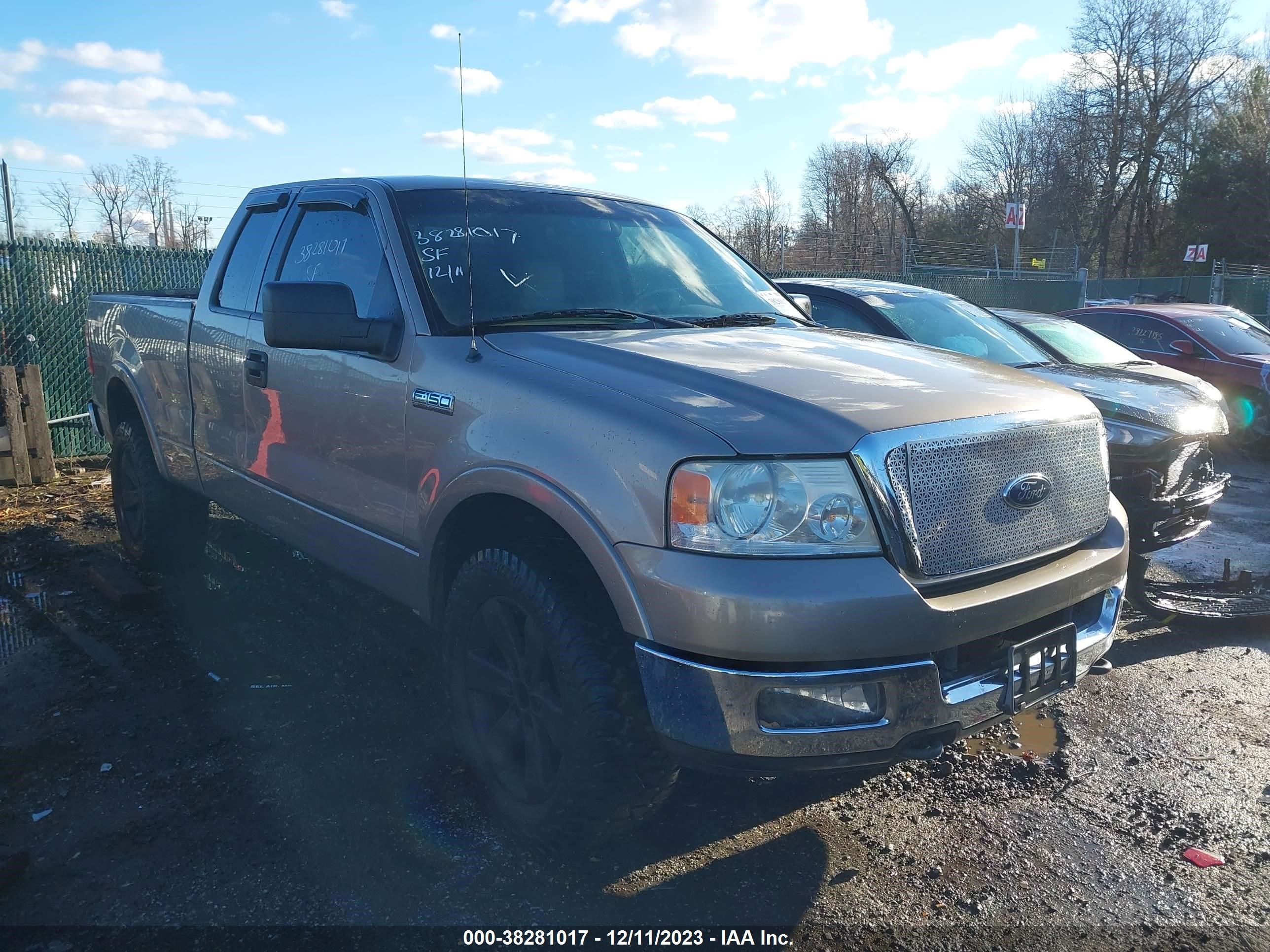 FORD F-150 2004 1ftpx14584nb92430