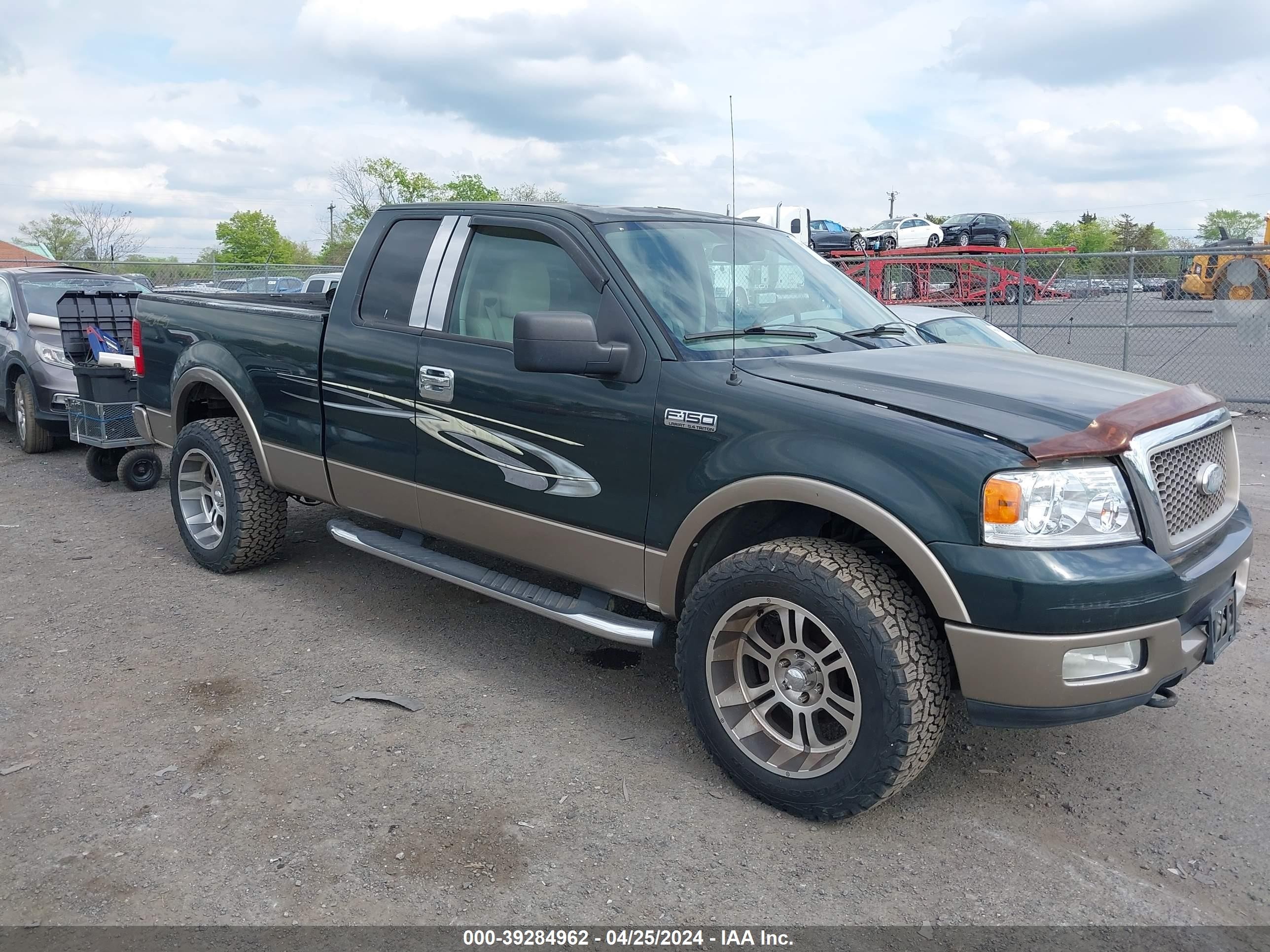 FORD F-150 2004 1ftpx14594nb25190