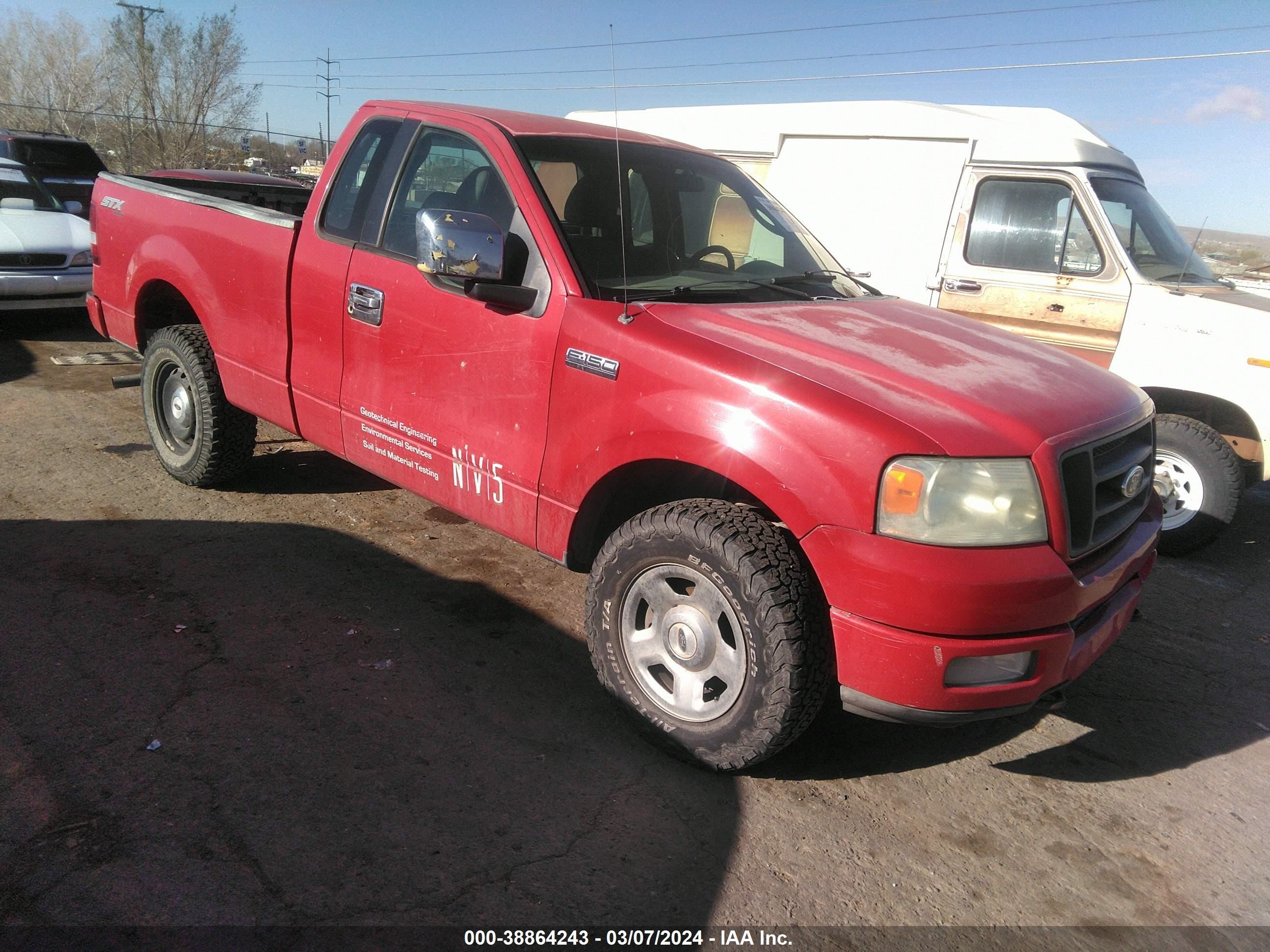 FORD F-150 2005 1ftrf14w75na33176