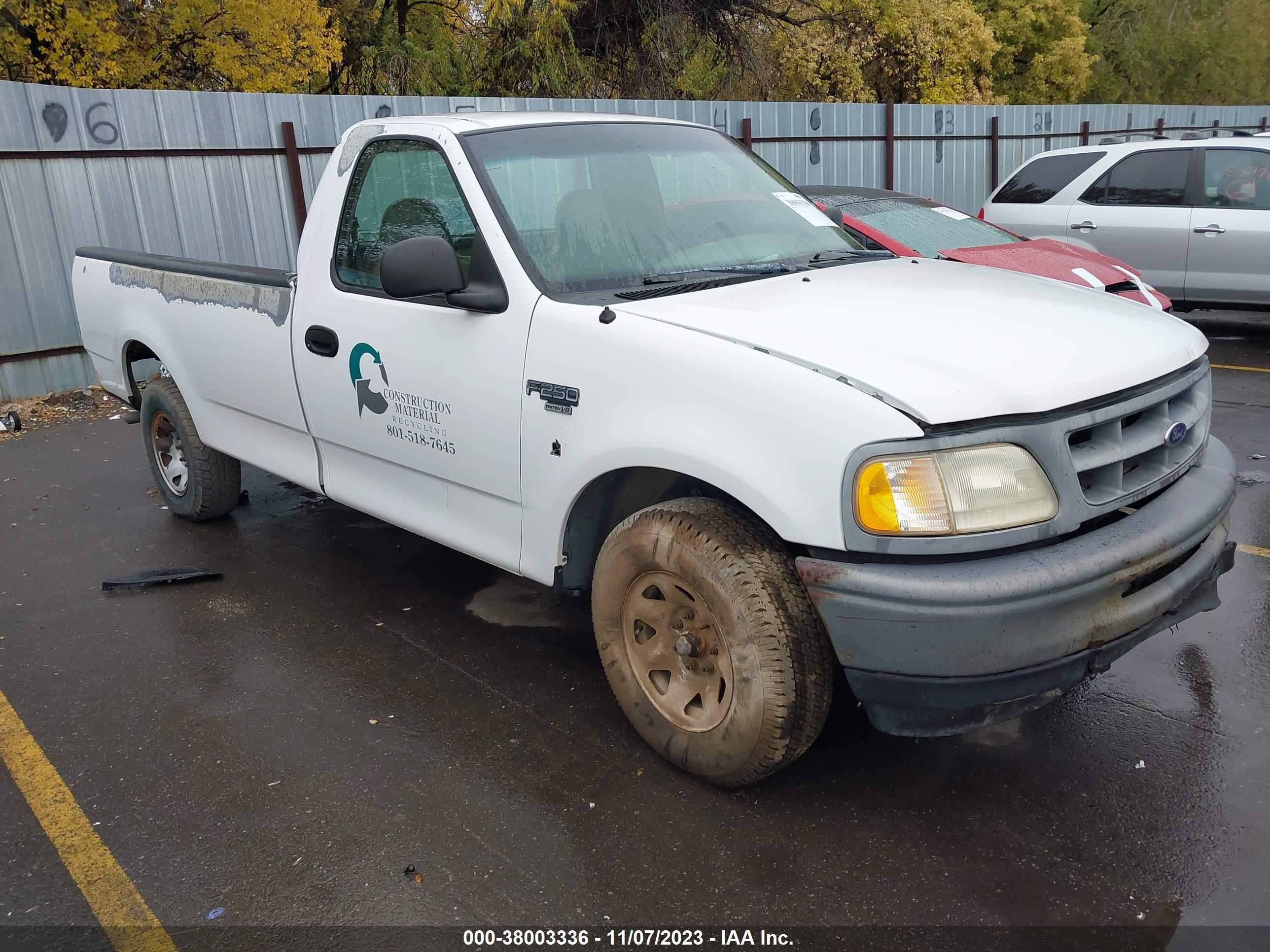 FORD F250 1998 1ftrf27z3wkb88189