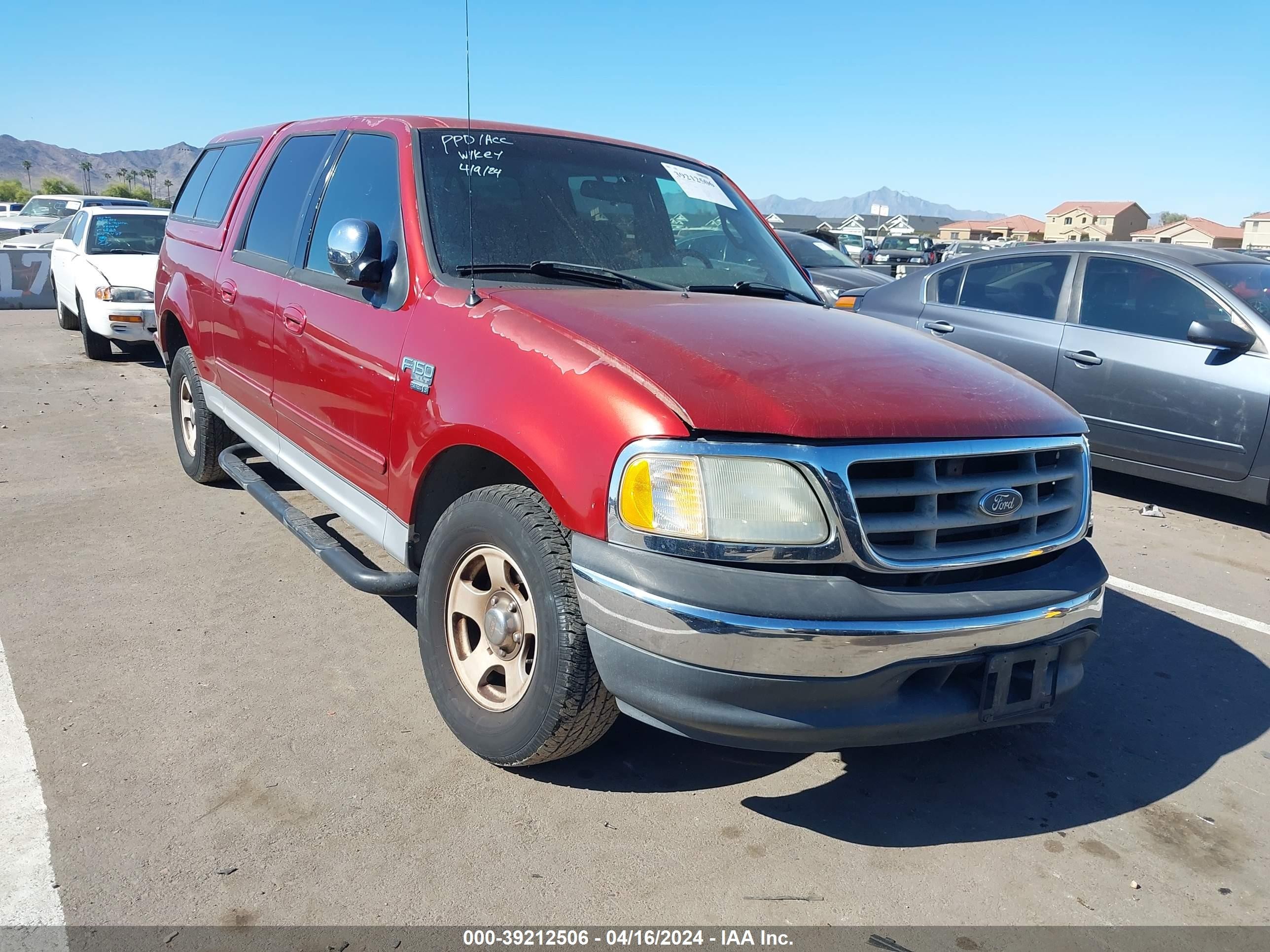 FORD F-150 2001 1ftrw07l41kb79137