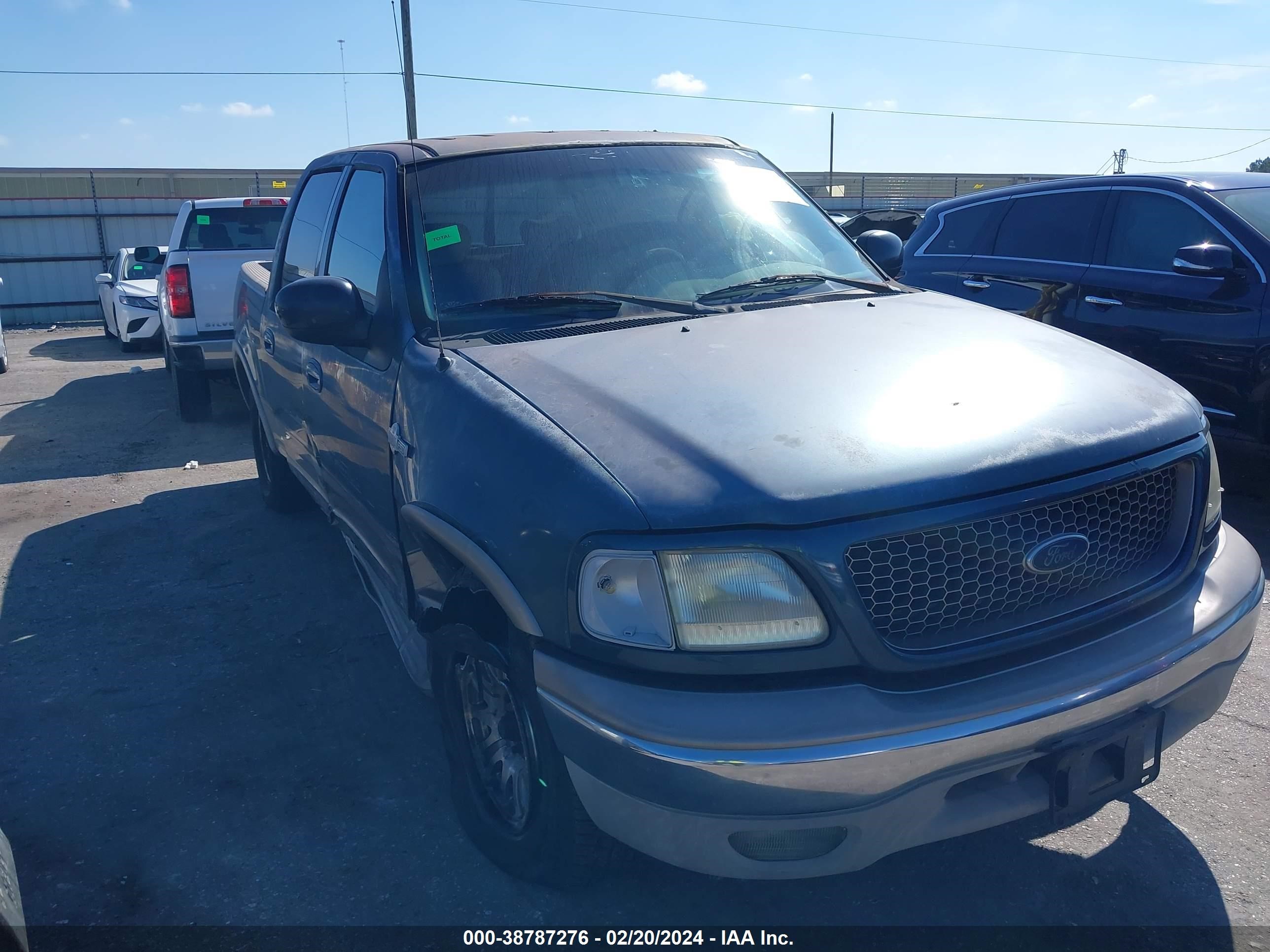 FORD F-150 2002 1ftrw07l82kc05062