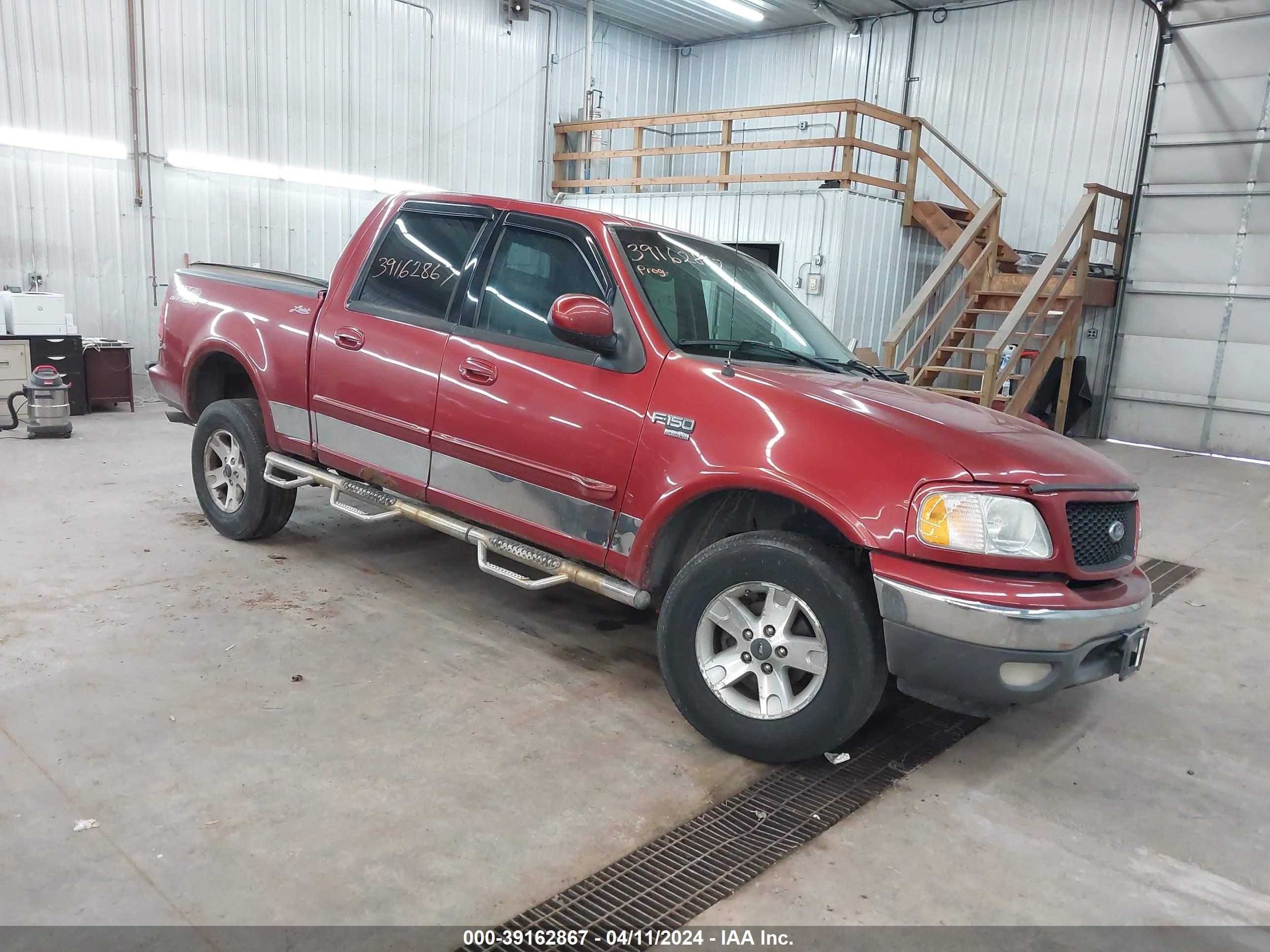 FORD F-150 2002 1ftrw08l32kc61120