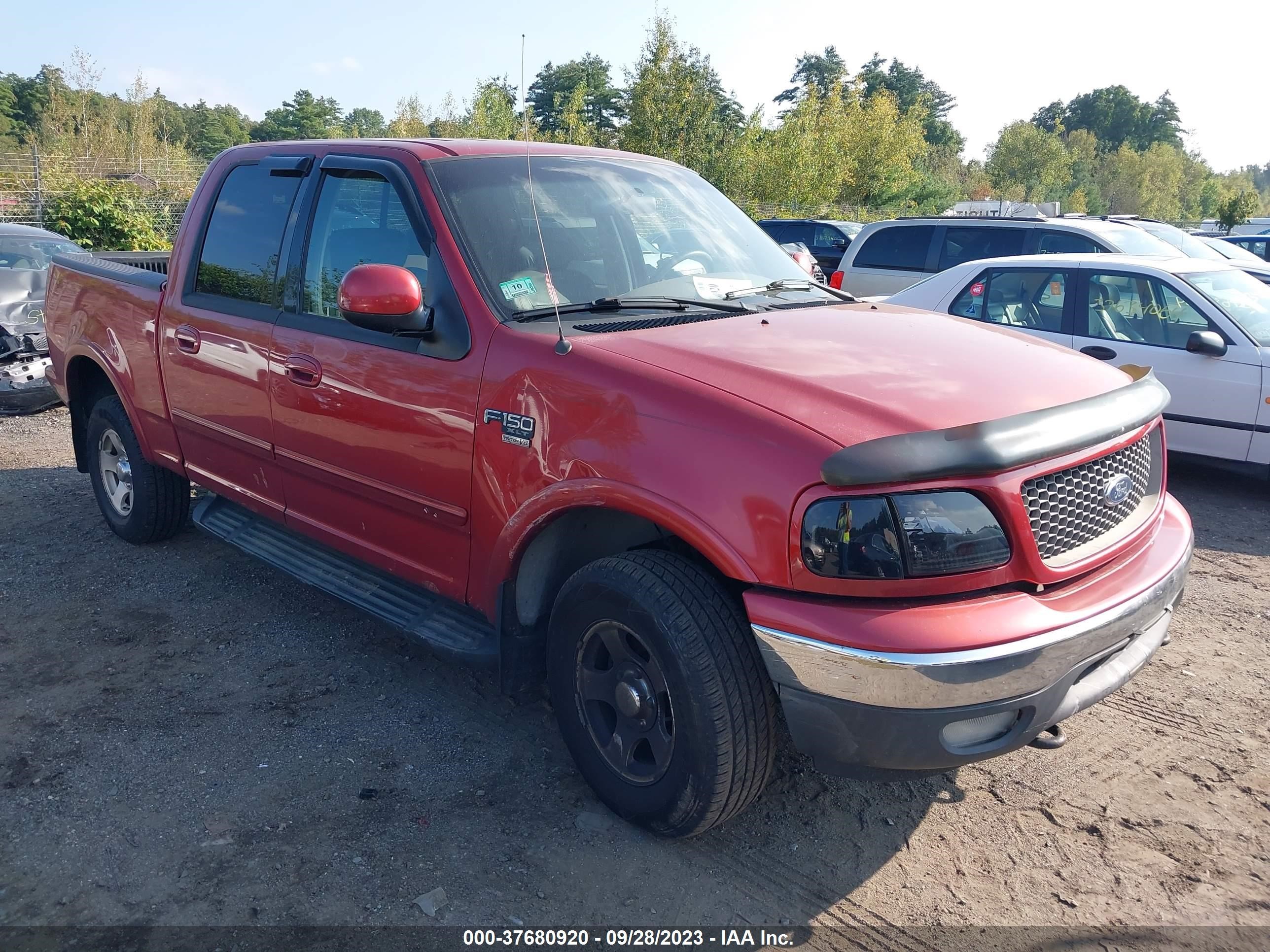 FORD F-150 2002 1ftrw08l32ke41164