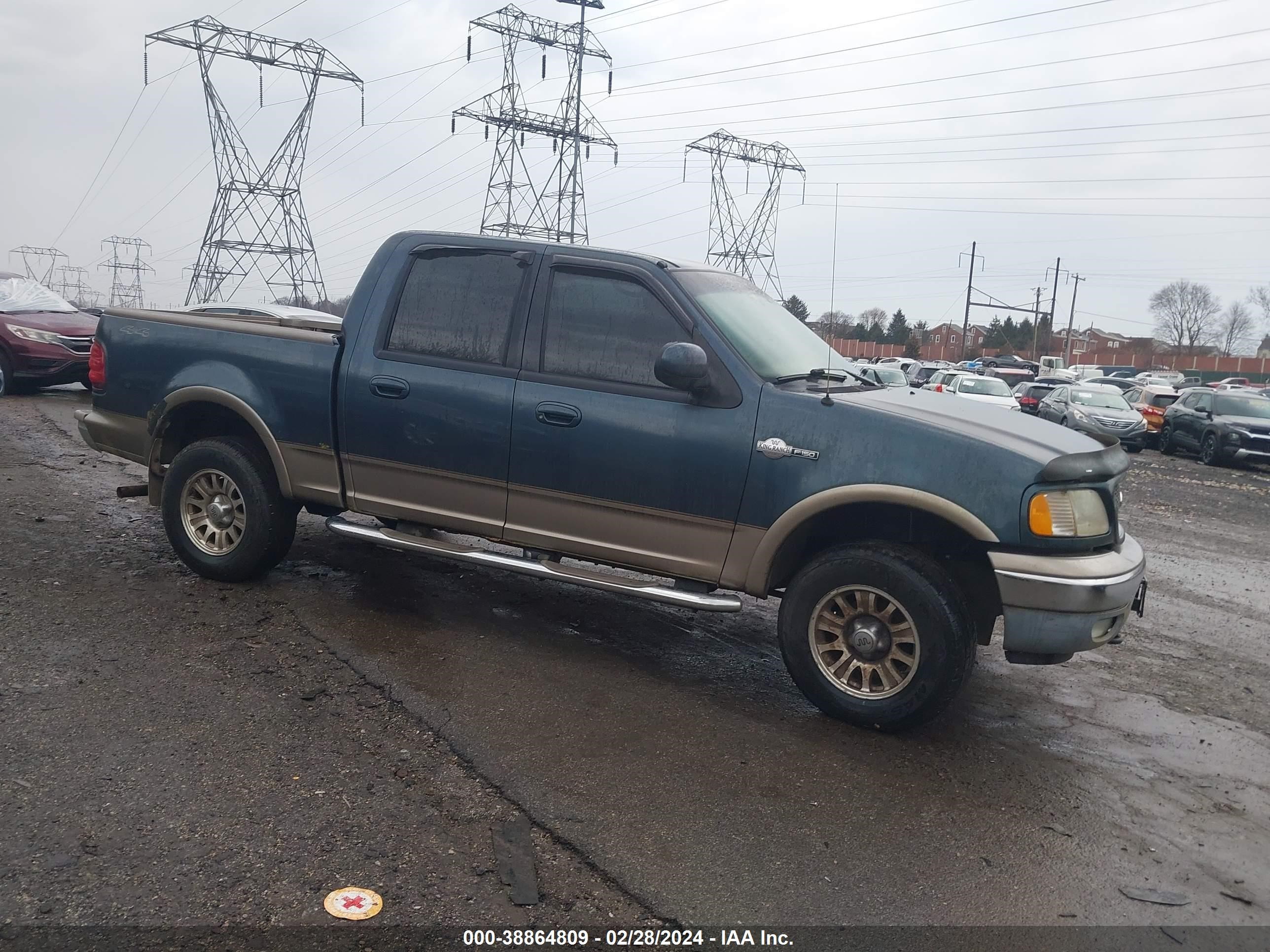 FORD F-150 2003 1ftrw08l53kc10431