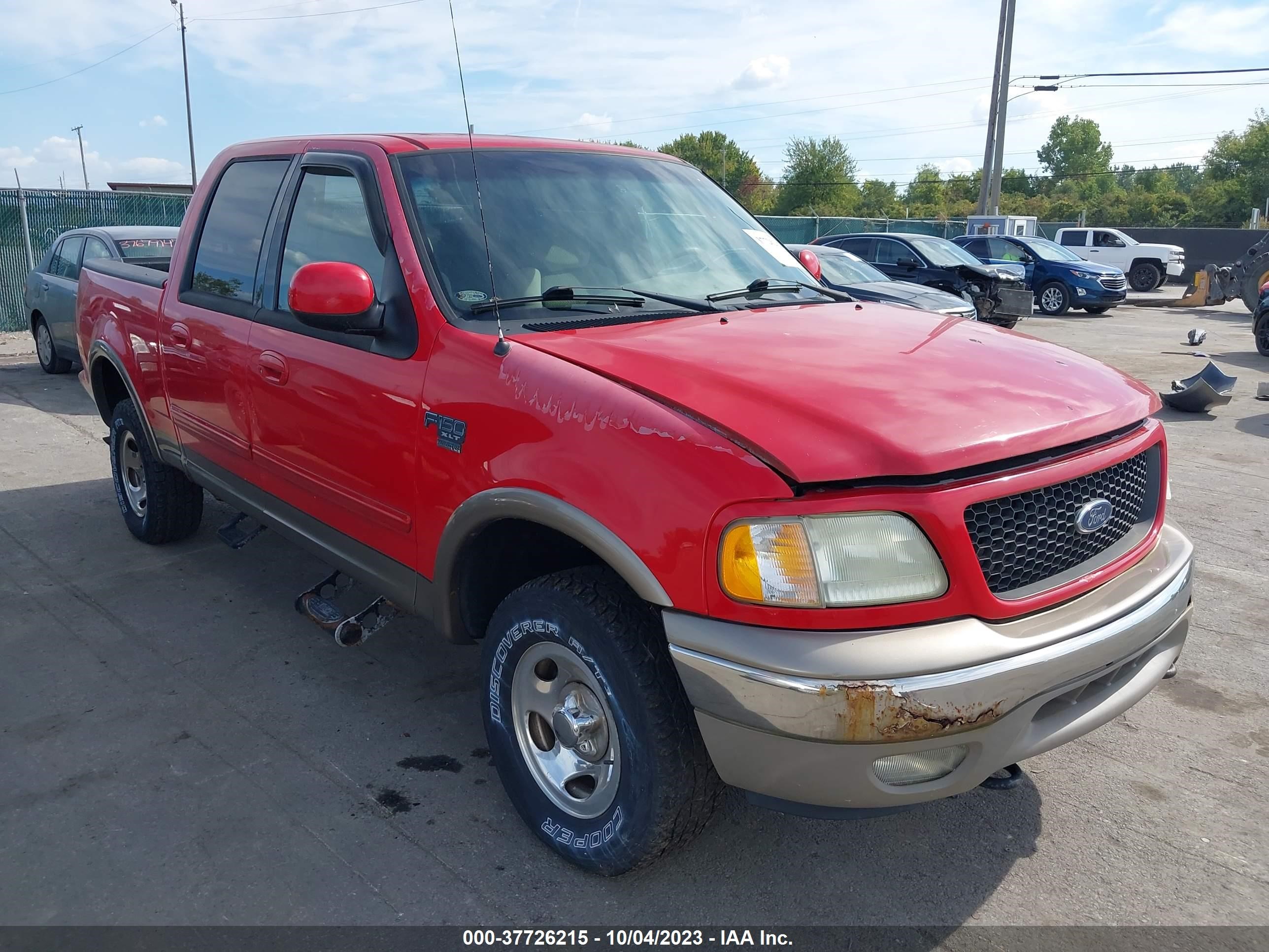 FORD F-150 2002 1ftrw08l72kb07929