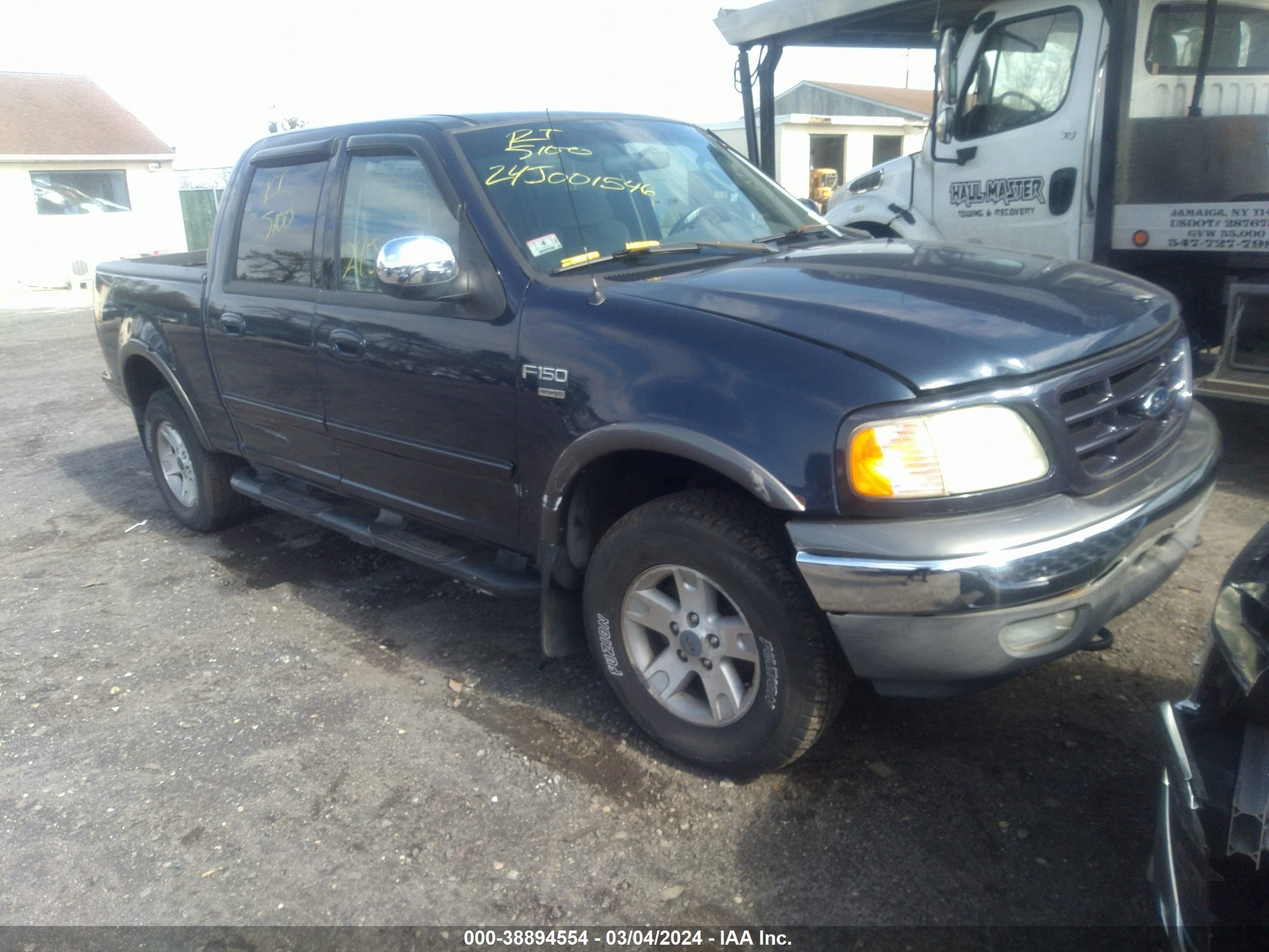 FORD F-150 2003 1ftrw08l83kb95083