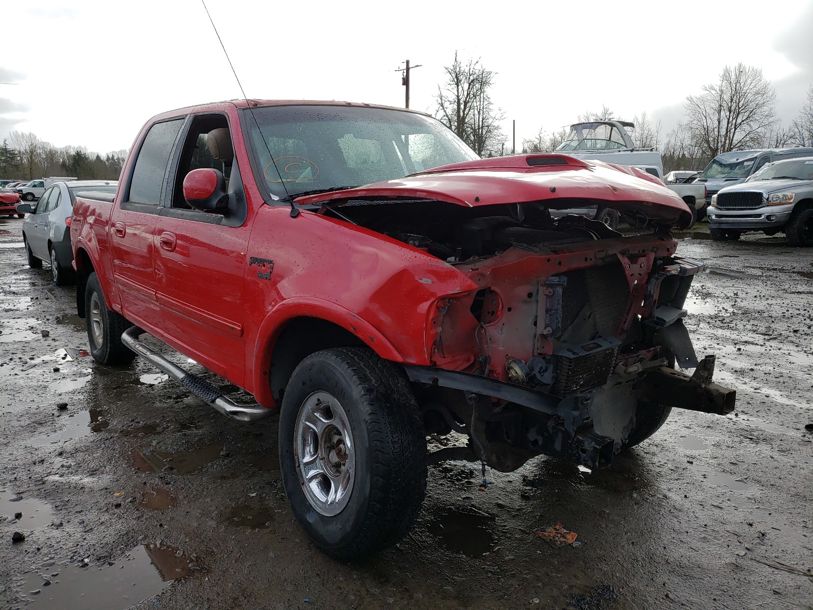 FORD F150 SUPER 2001 1ftrw08l91kc53585